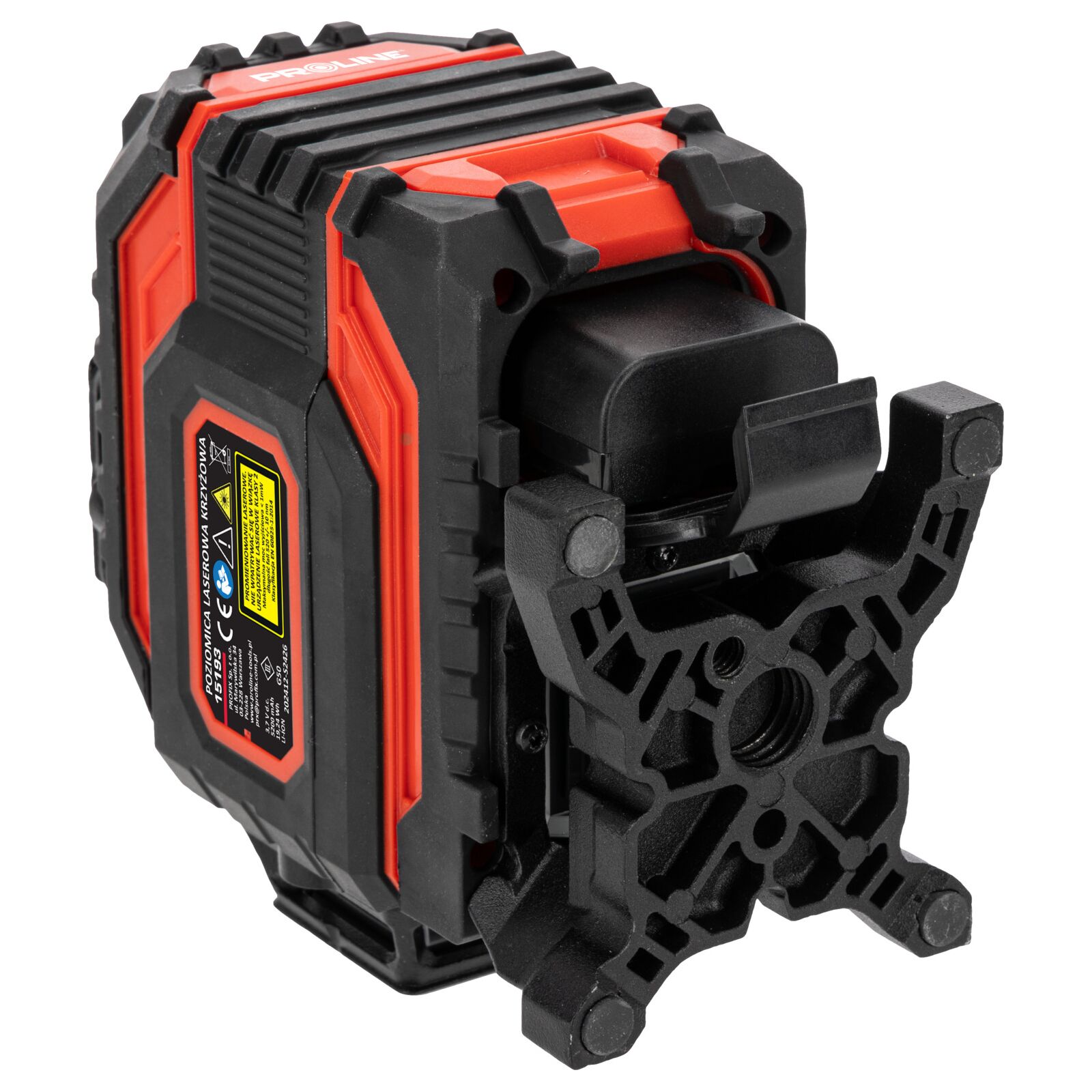 PROLINE TOOLS Laservattenpass 360° grönt korslaserkit 4D självinställande, 4 strålar, ±1.5 mm / 5 m noggrannhet, IP54 skydd, 25 m arbetsområde, Li-Ion 5200 mAh batteri, 5/8 och 1/4 stativgänga, Proline - 5
