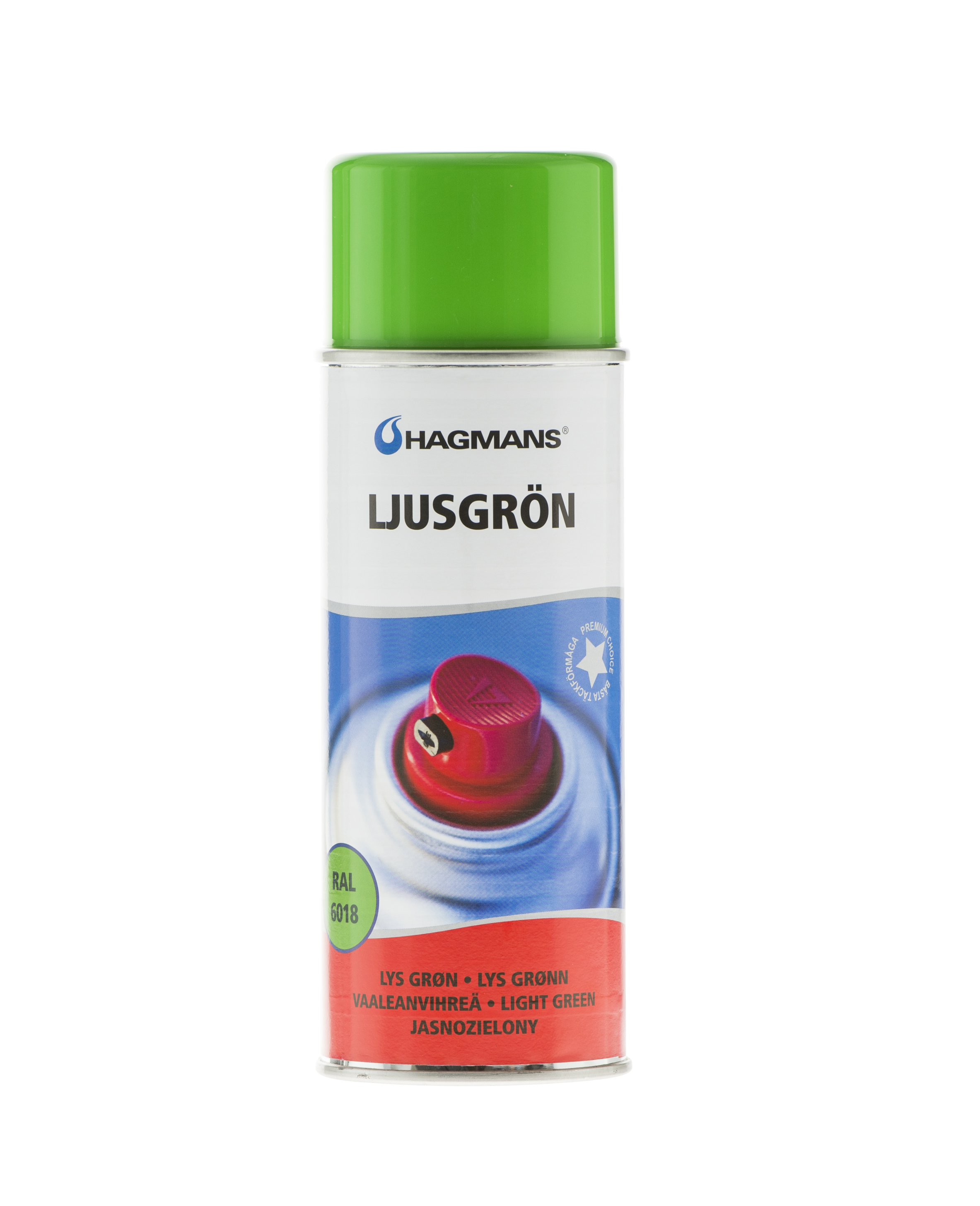 Hagmans Sprayfärg Ljusgrön RAL 6018 400 ML