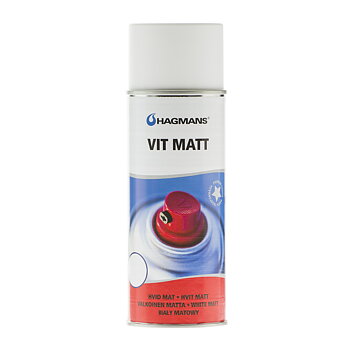 Hagmans Sprayfärg Matt Vit 400 ML