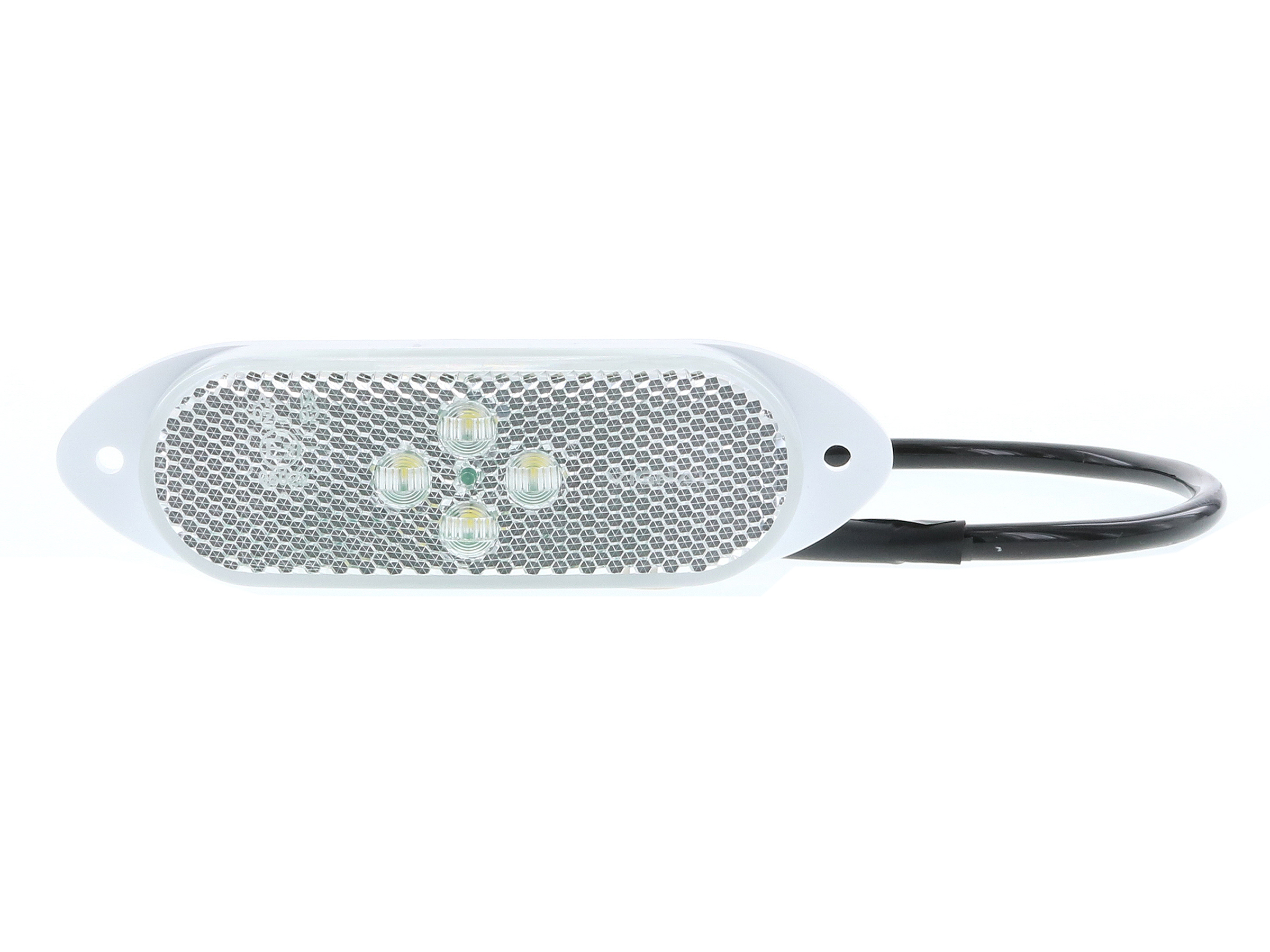 Positionslampa vit LED 24 V 5 m kabel
