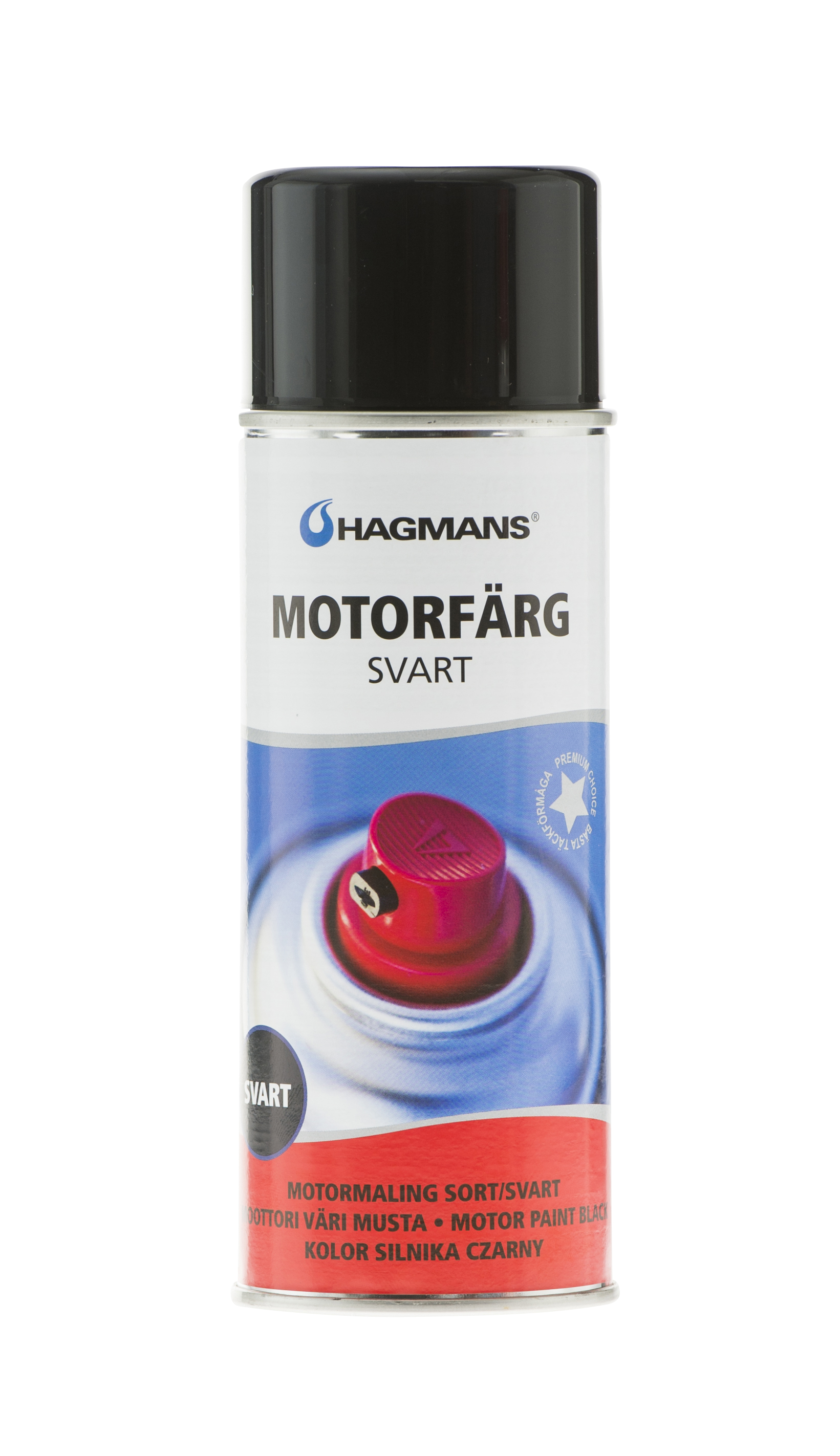 Hagmans Motorfärg Svart 400 ML