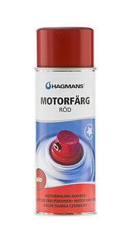 Hagmans Motorfärg Röd 400 ML