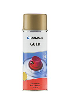 Hagmans Metalliclack Guld 400 ML