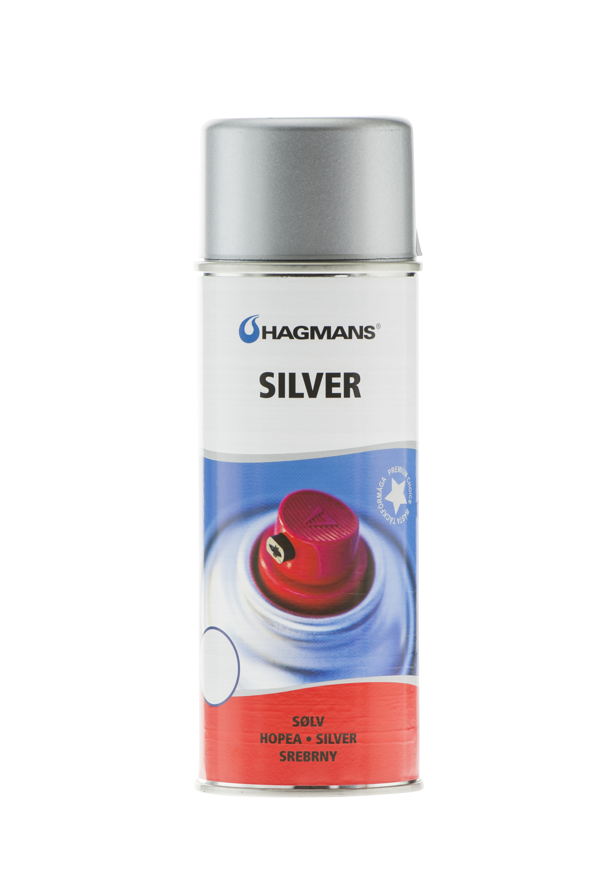 Hagmans Metalliclack Silver 400 ML