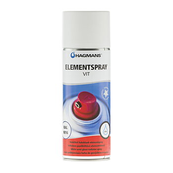 Hagmans Elementspray vattenburen Vit RAL 9016 400 ML