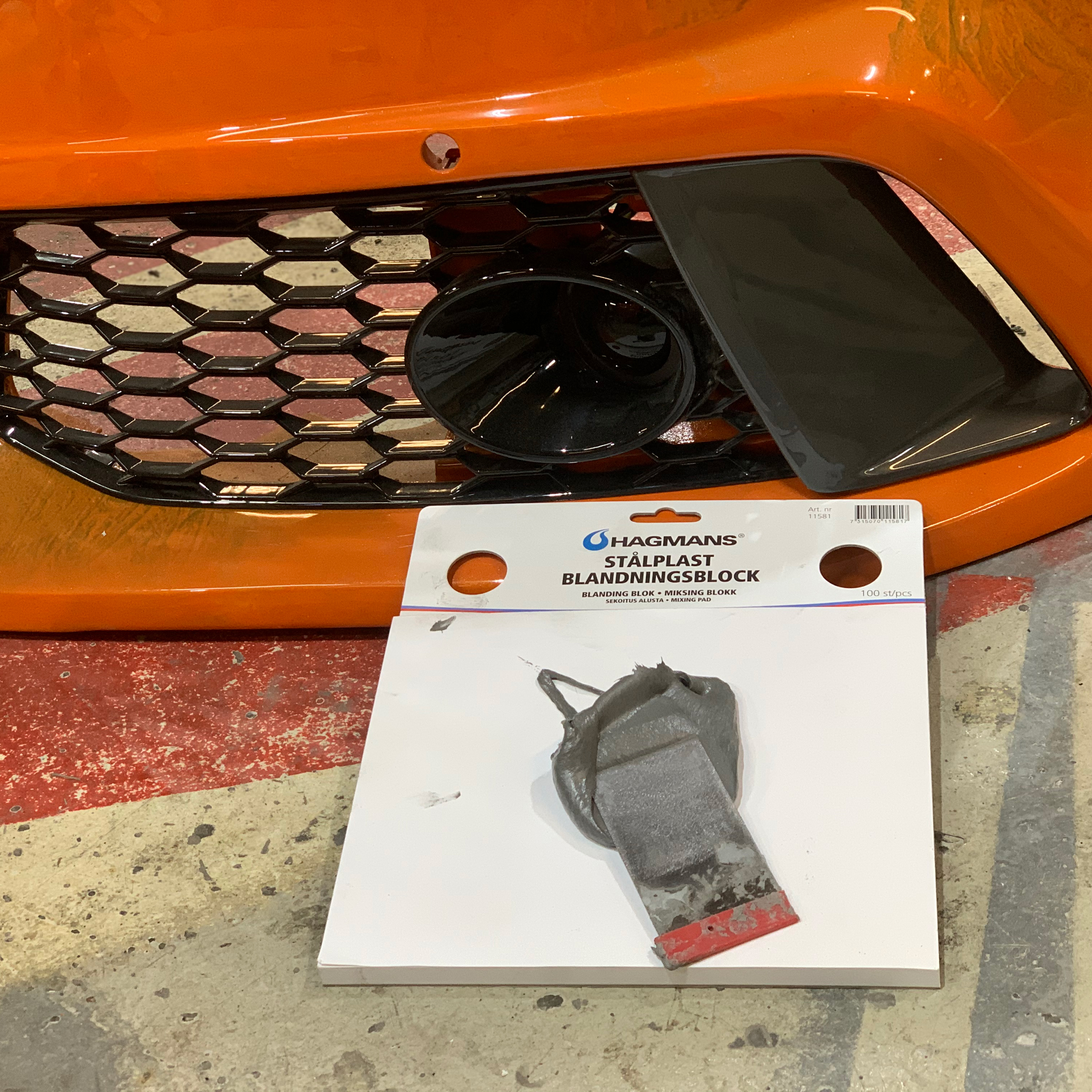 Stålplast Blandningsblock/100 spackelark 1 ST - 2