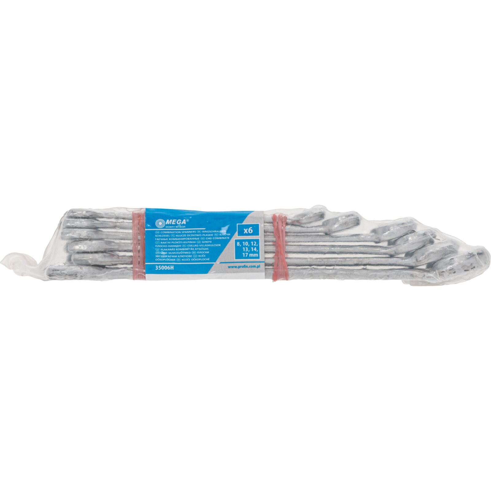 Mega U-ringnyckelsats, kombinyckelsats, blocknyckelsats, 6st 8-17 mm - 5