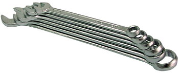 Mega U-ringnyckelsats, kombinyckelsats, blocknyckelsats, 6st 8-17 mm