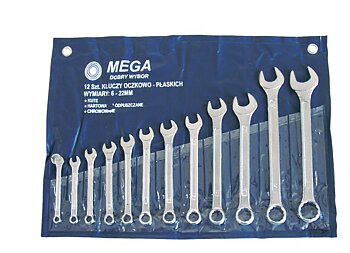 Mega U-ringnyckelsats, kombinyckelsats, blocknyckelsats, 12st 6-22 mm