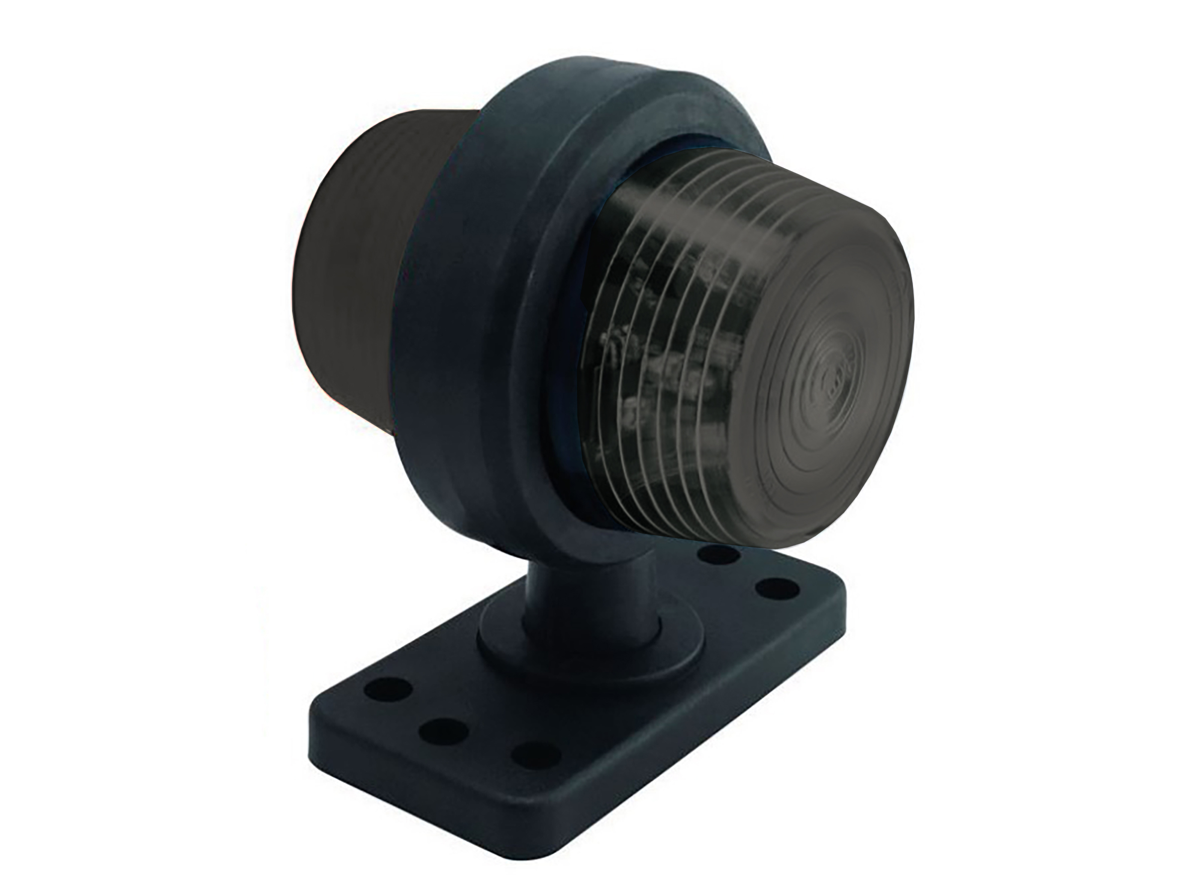 LED Positionsljus 110 mm röd/kallvit, E-märkt Black Line
