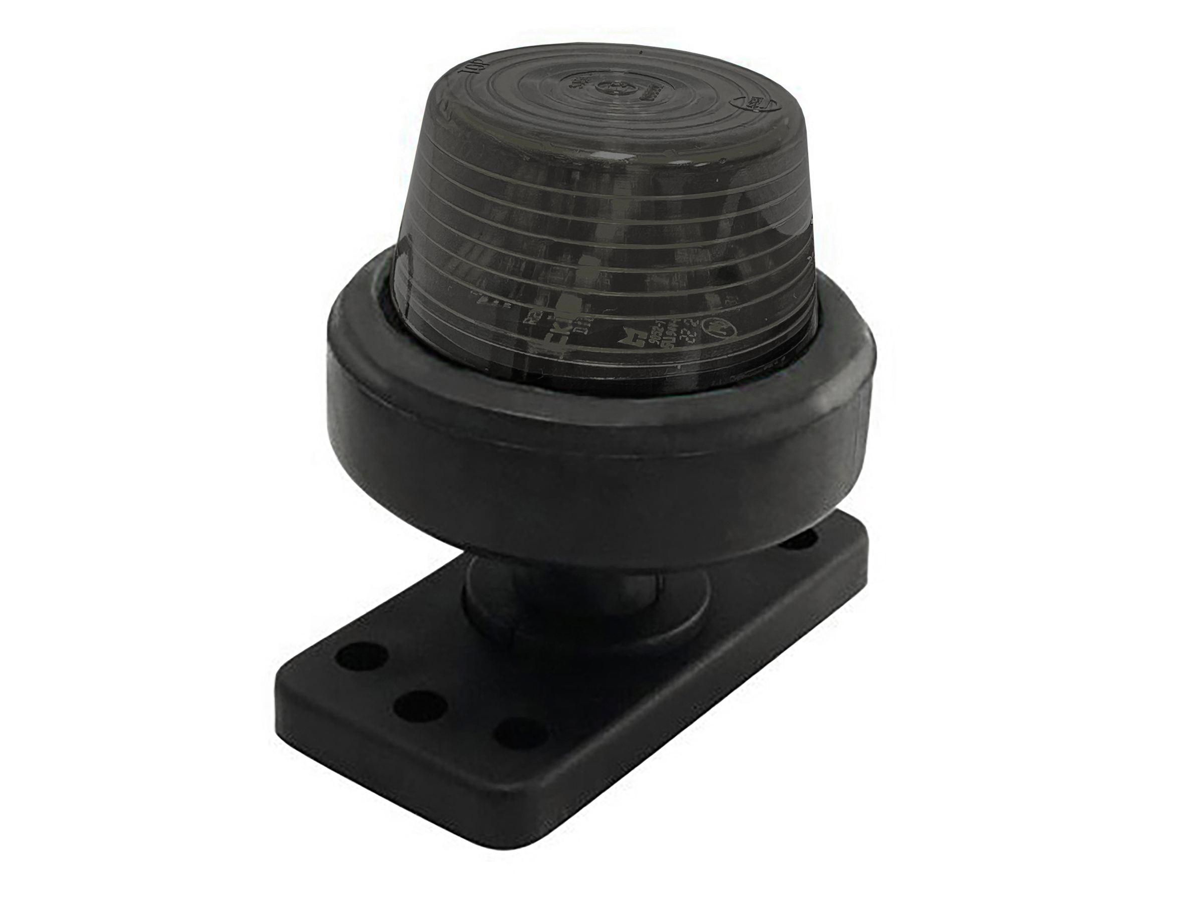 LED Sidomarkeringsljus 60 mm E-märkt, Or/Y-modell Black Line
