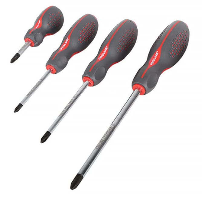 PROLINE TOOLS Skruvmejsel PZ2100 mm, S2, Soft Touch, Proline