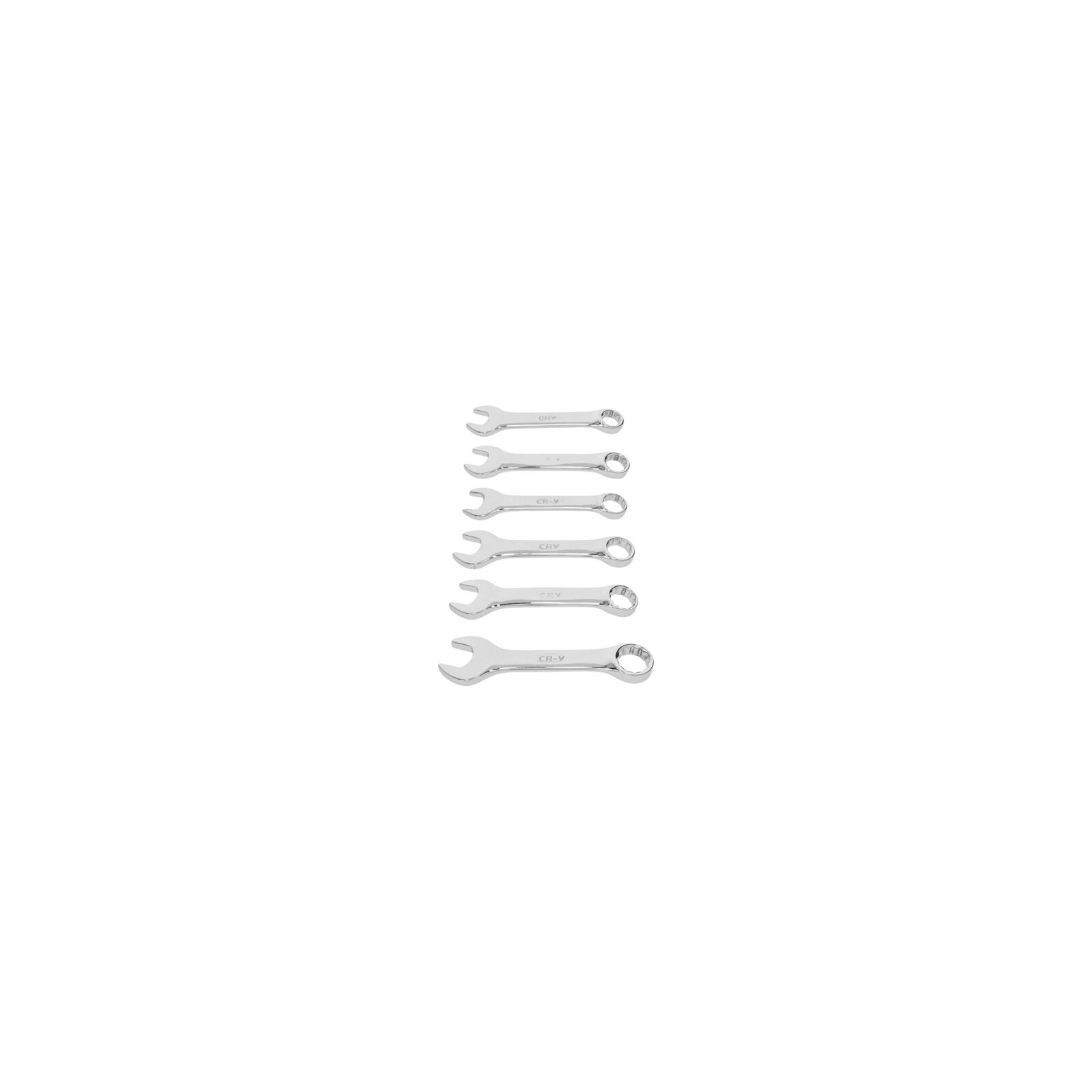 Mega U-ringnyckelsats, kombinyckelsats, blocknyckelsats, 6st korta 10-17 mm, CV - 5