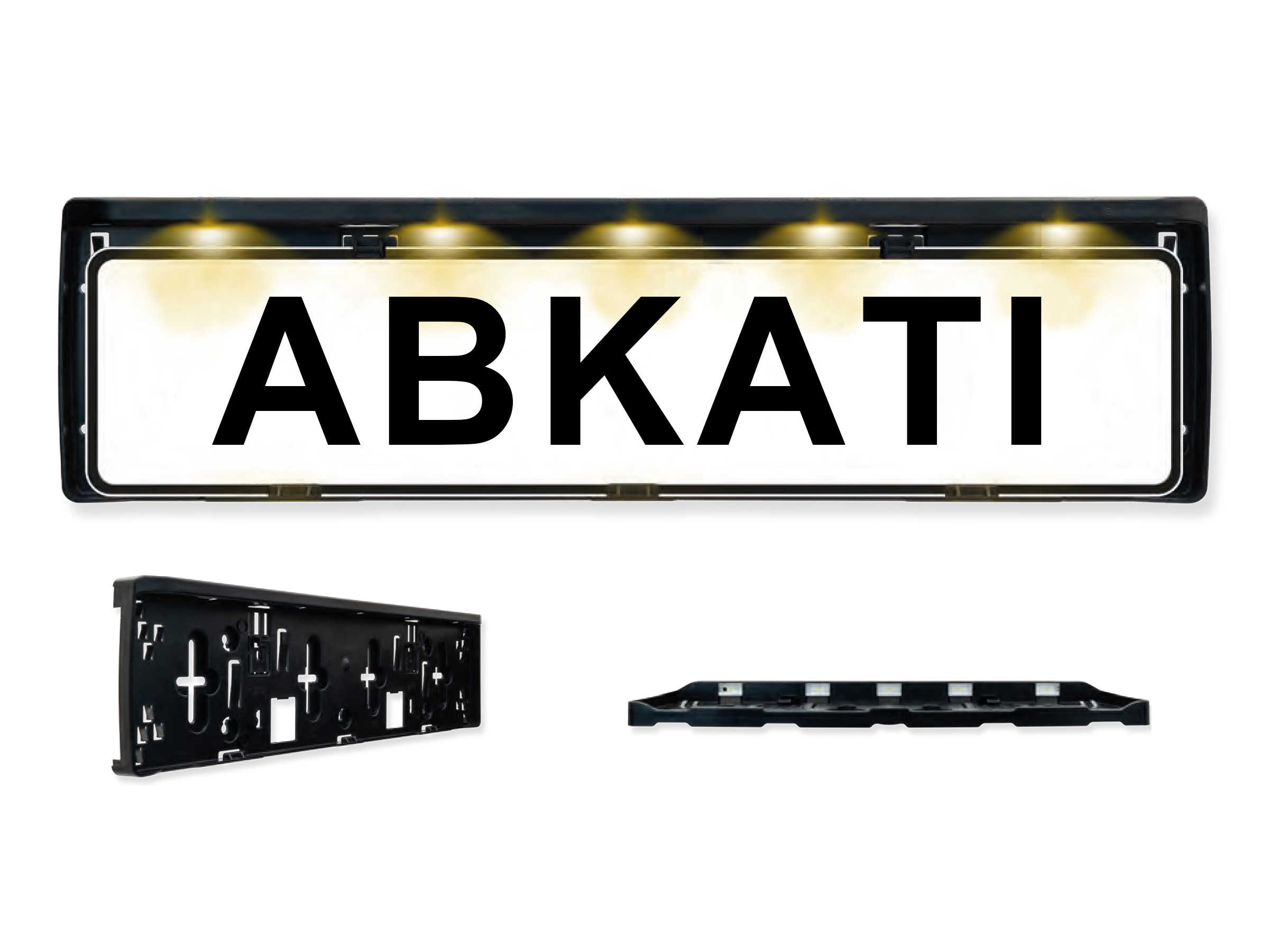 Nummerskylthållare FLEXLED 24 V 1,5 m kabel ADR