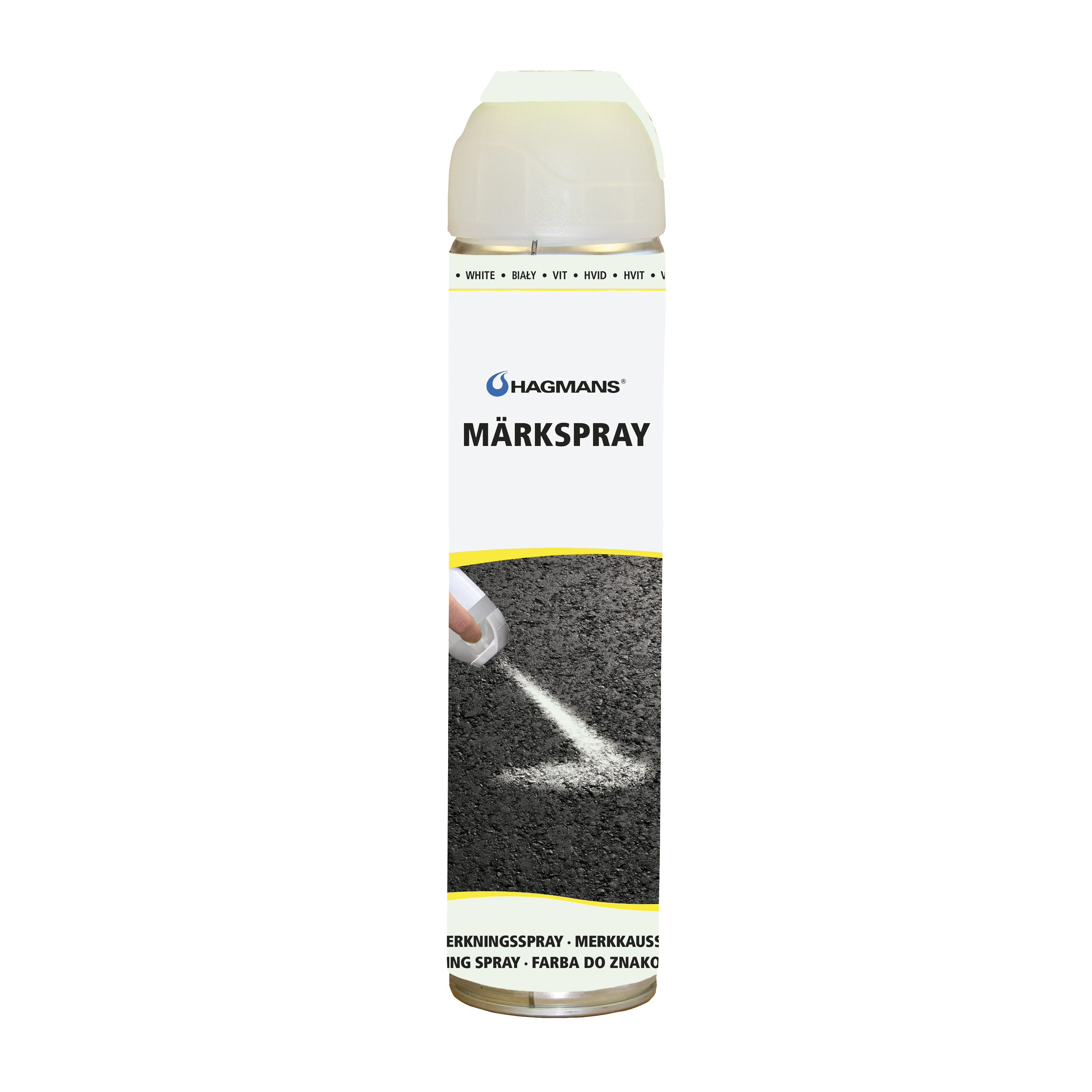 Hagmans Märkspray Solid Vit 600 ML - 2