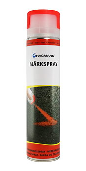 Hagmans Märkspray Solid Röd 600 ML