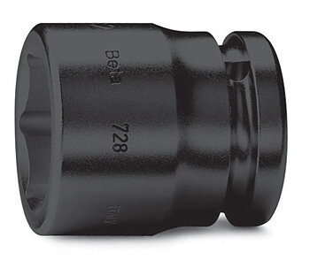 BETA TOOLS Krafthylsa Kort 17–65 mm 3/4 Fyrkant, BETA (Storlek (mm) : 24)