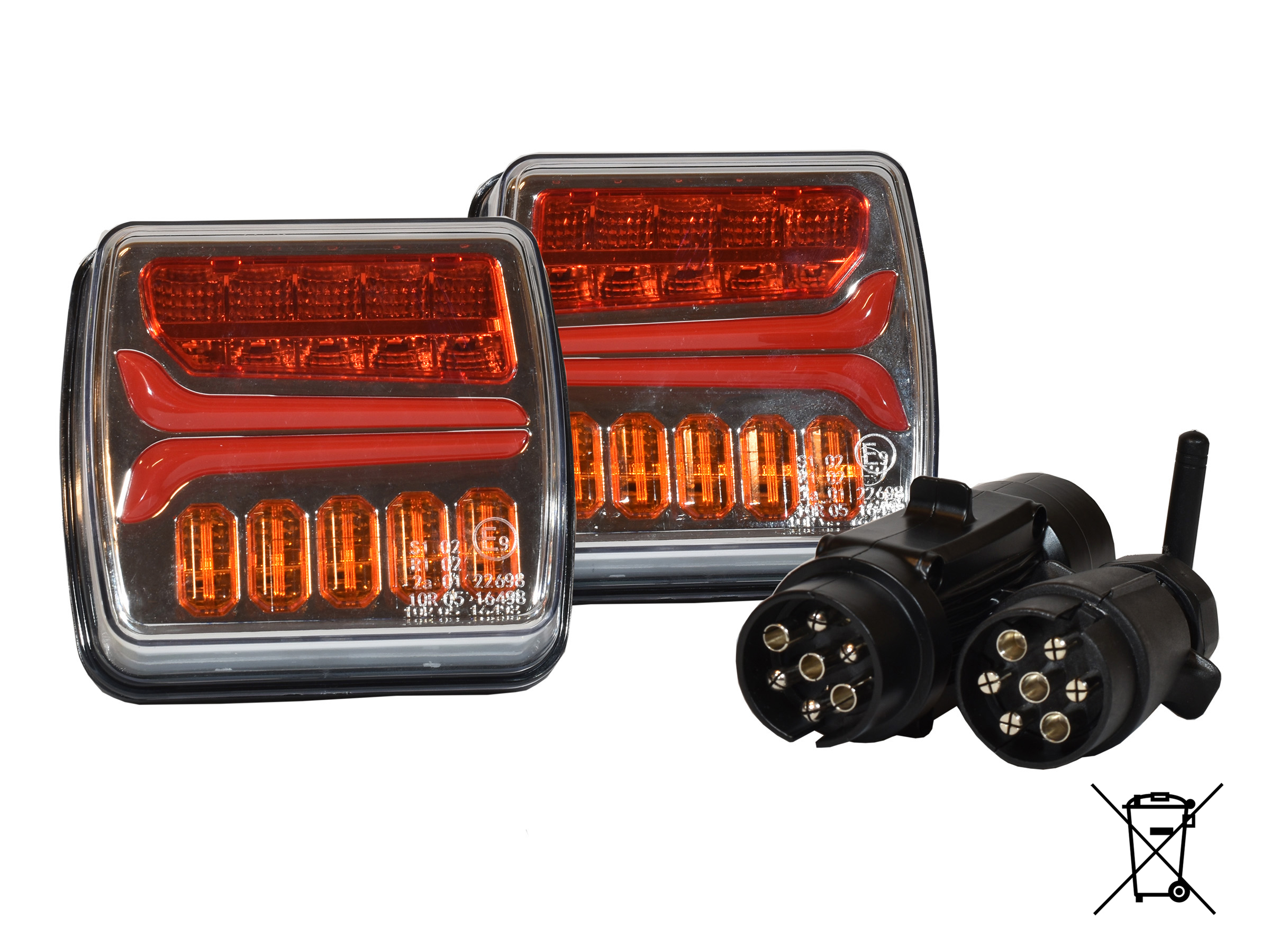 BriodLights Trådlöst trailerkit 12 V inbyggt Canbus