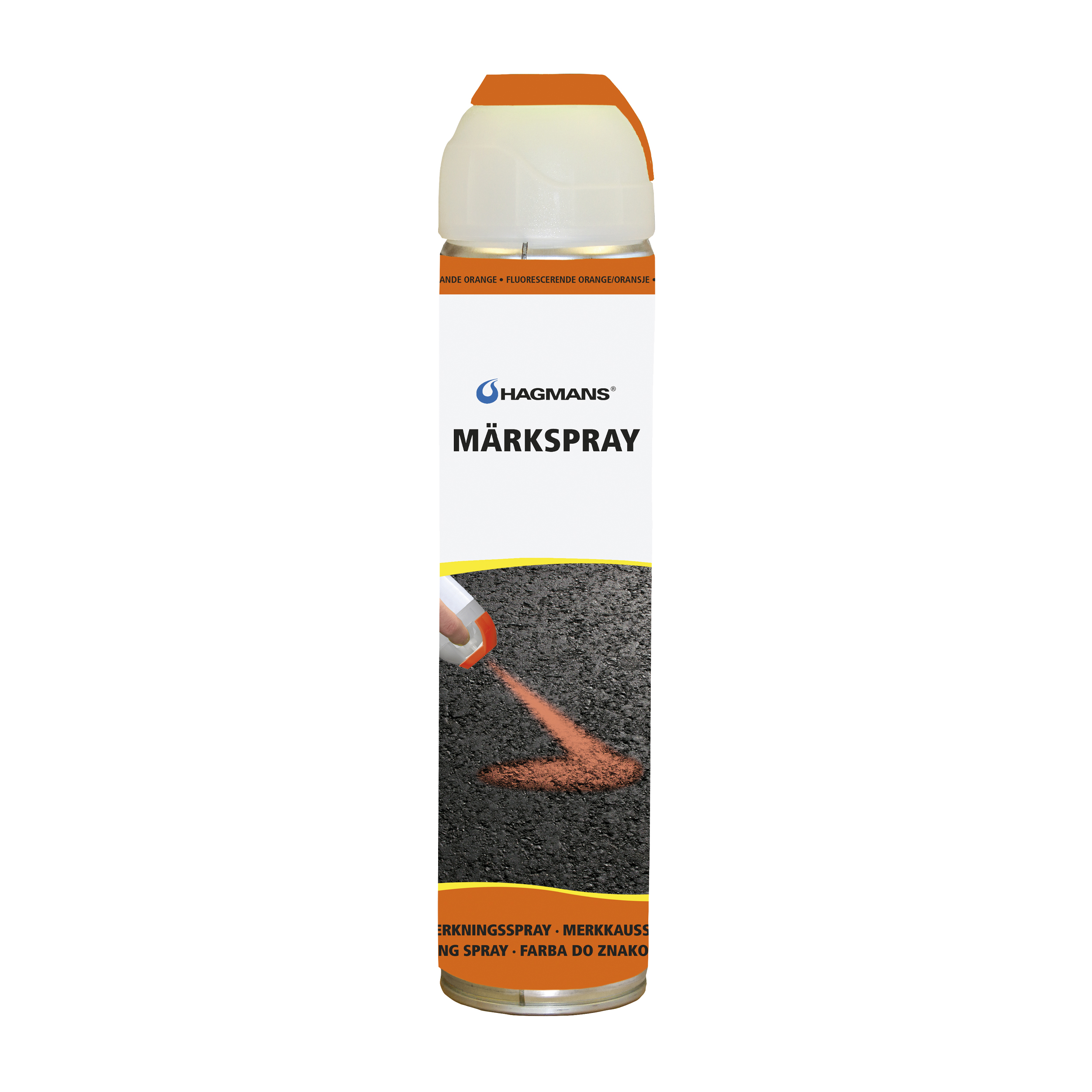 Hagmans Märkspray Fluoresc. Orange 600 ML - 2