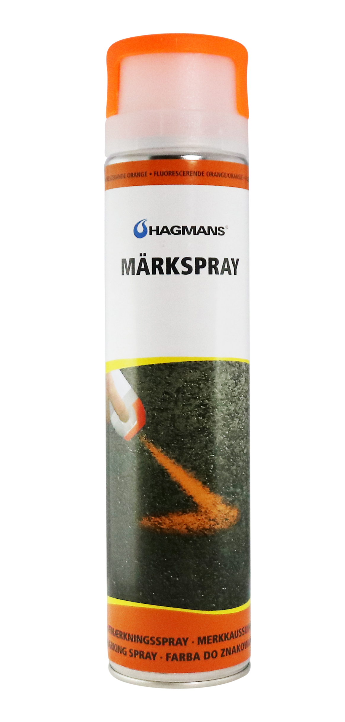 Hagmans Märkspray Fluoresc. Orange 600 ML