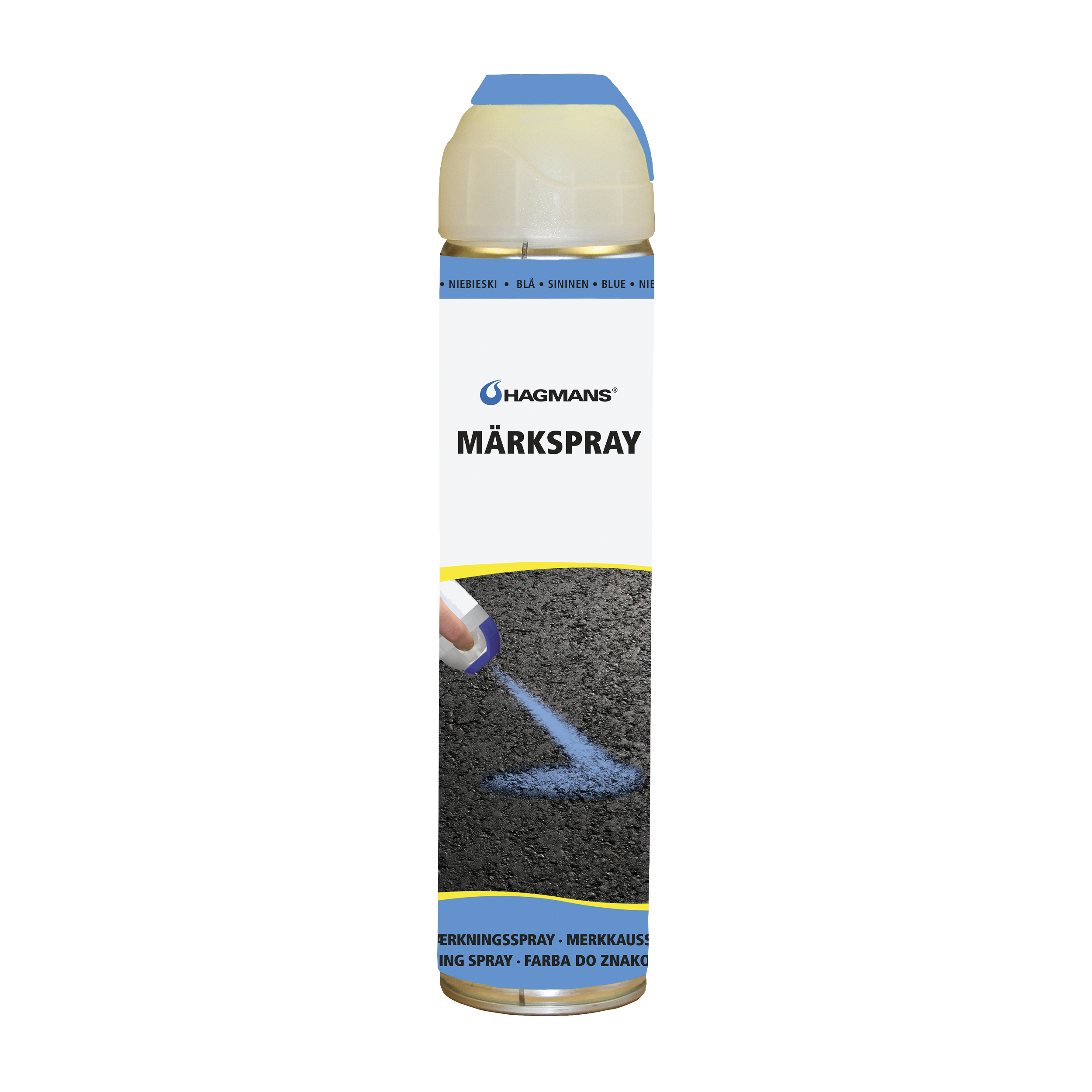 Hagmans Märkspray Solid Blå 600 ML - 2