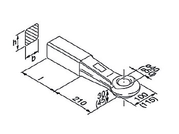 ROCKINGER dragögla 40 mm ROE57260 DIN 74054-40