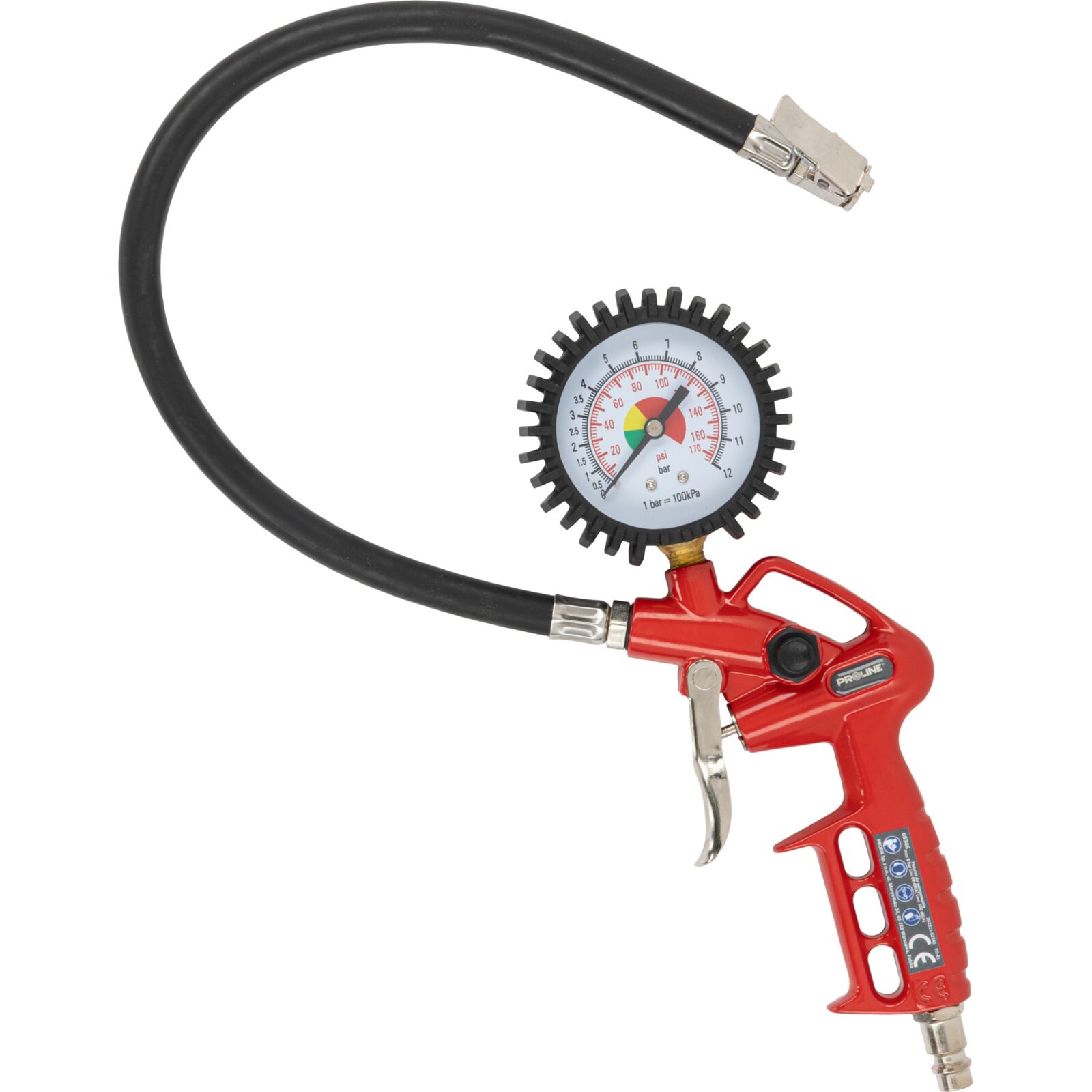 PROLINE TOOLS Luftpistolsset med slang 5 delar, Proline - 6