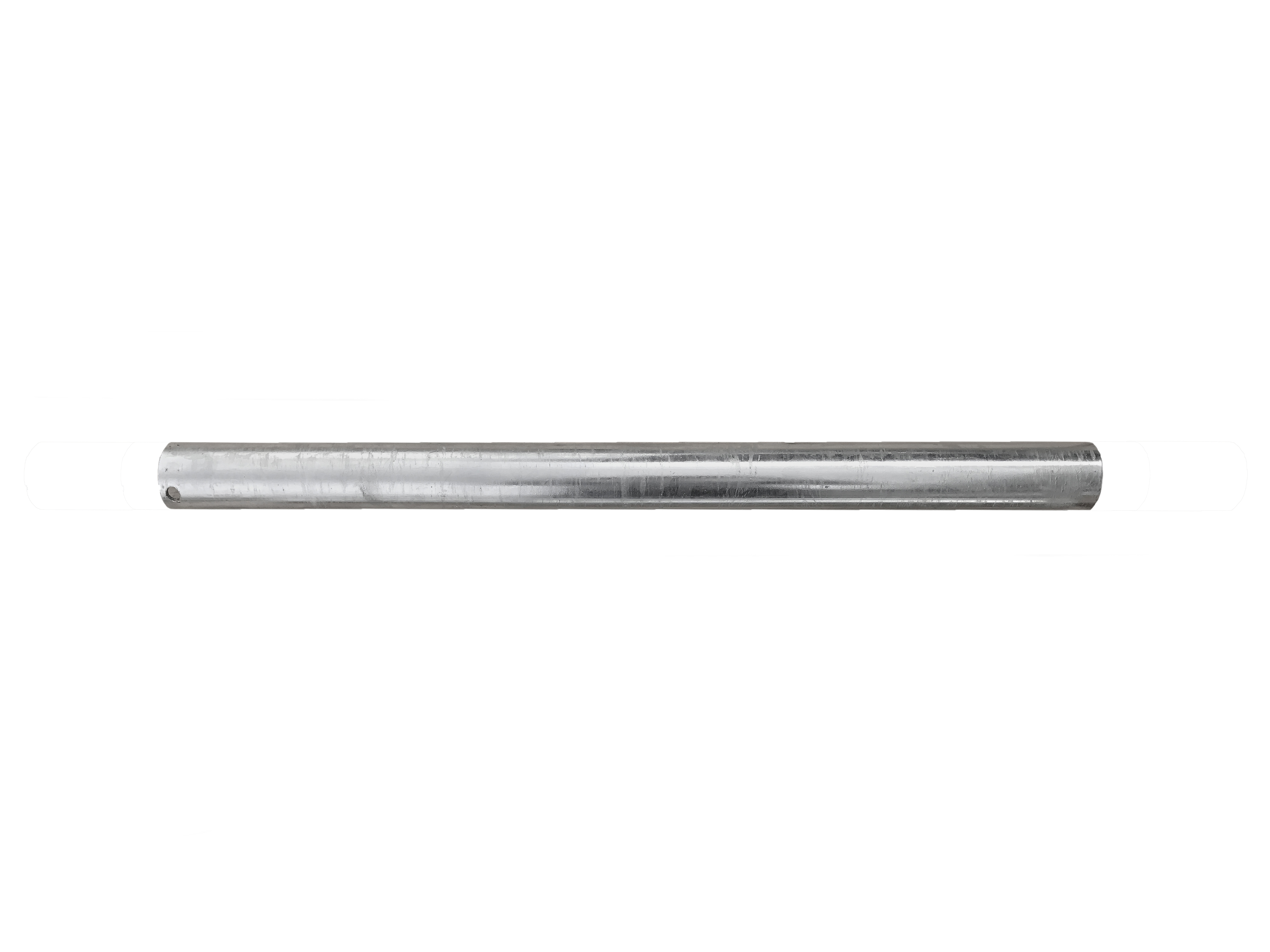 Skärmstag 560 mm 42,4 mm rakt varmgalvaniserat
