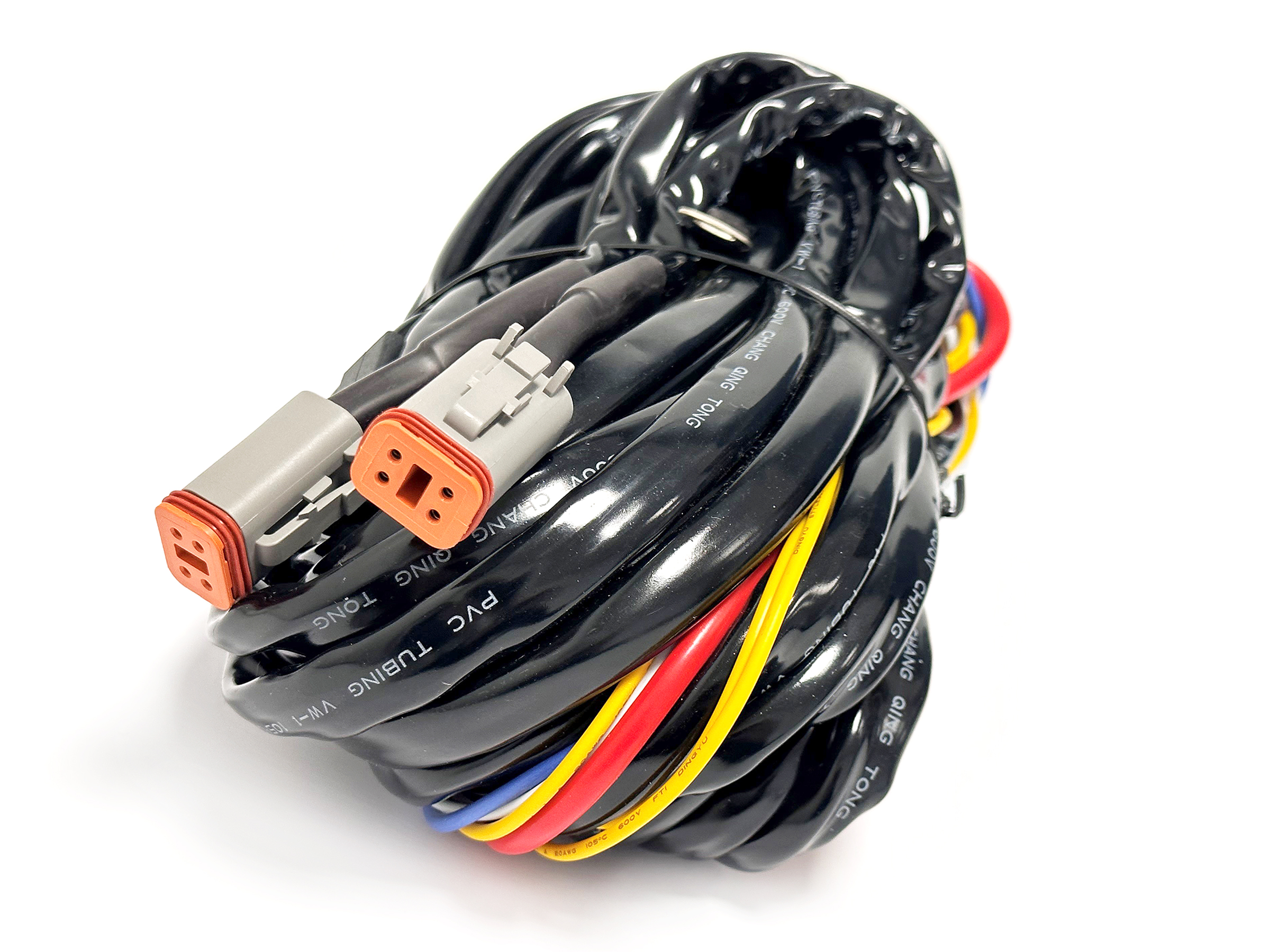 BriodLights Kabelsats 2st 4pol DT 2m 80A Relä 60A Säkring