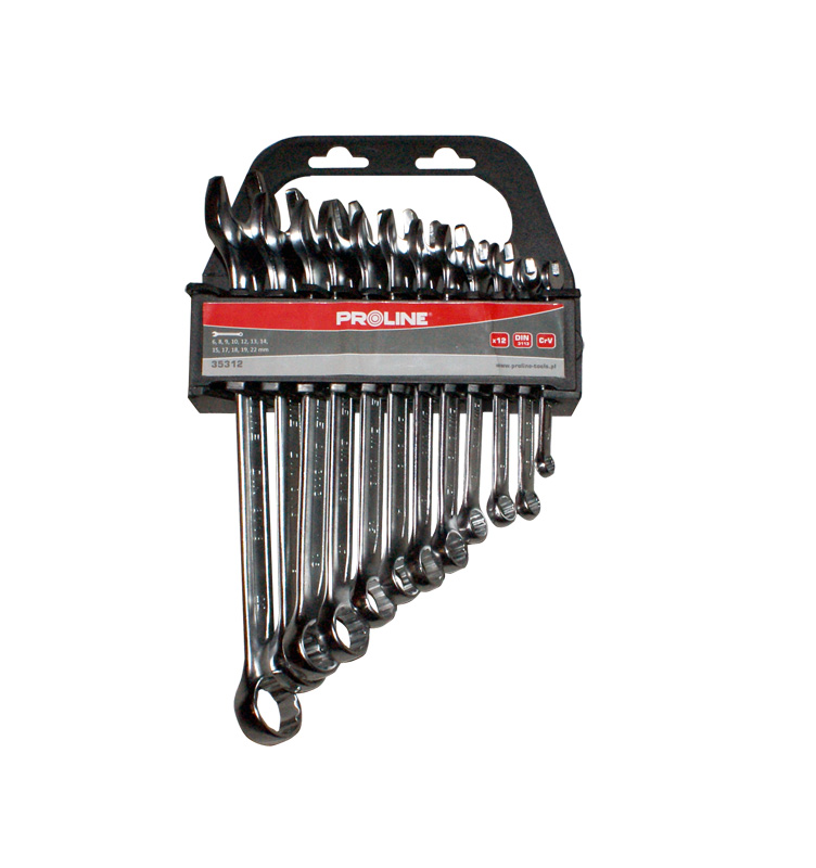 PROLINE TOOLS Kombinationsnyckelsats 6-17 mm, 6 delar, Proline