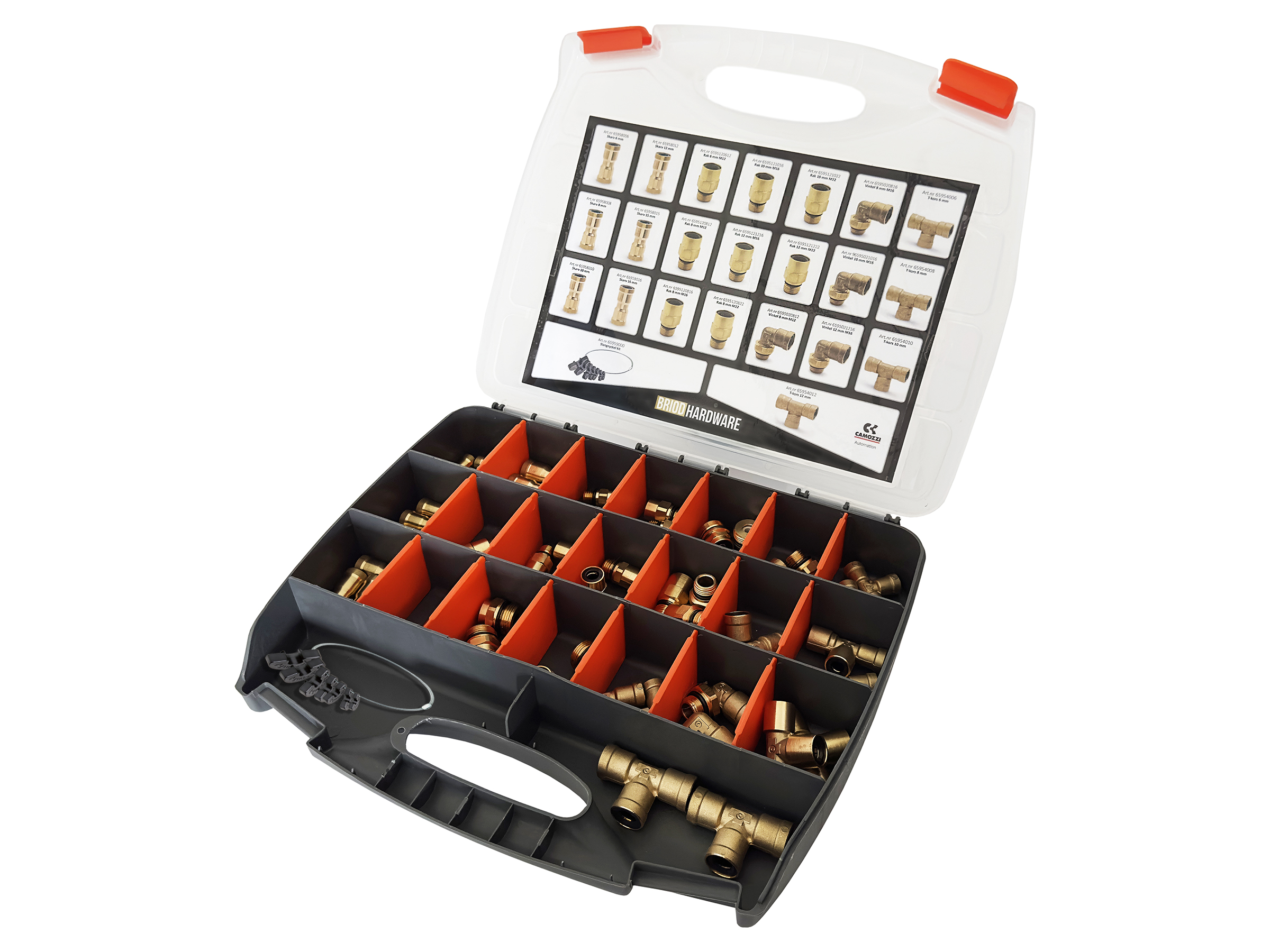 Sortimentslåda Bromskopplingar 9000 - CAMOZZI Briod Hardware - 2