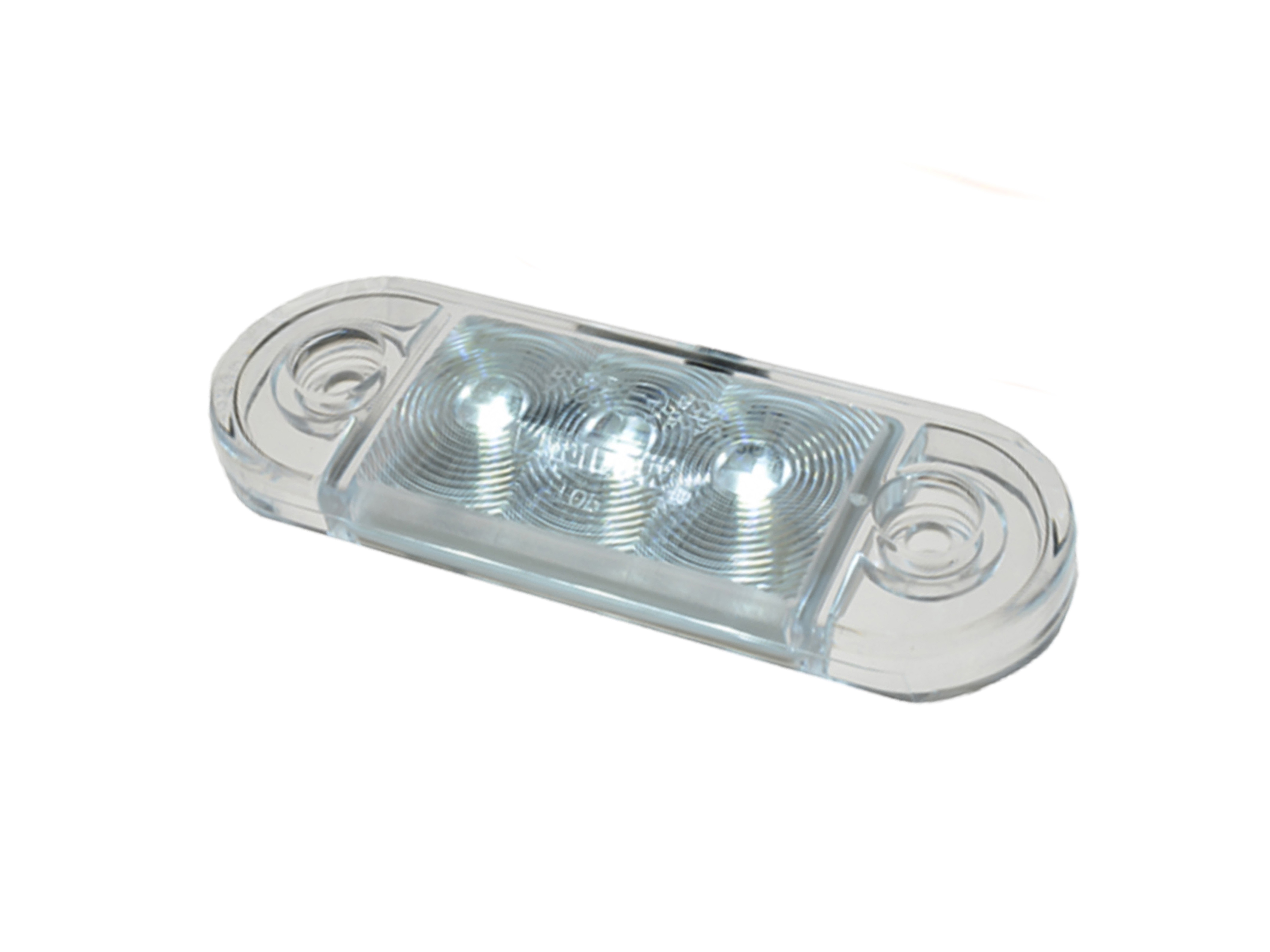 PT-Positionslampa LED vit, klart glas, 2,5m kab för butik - 2