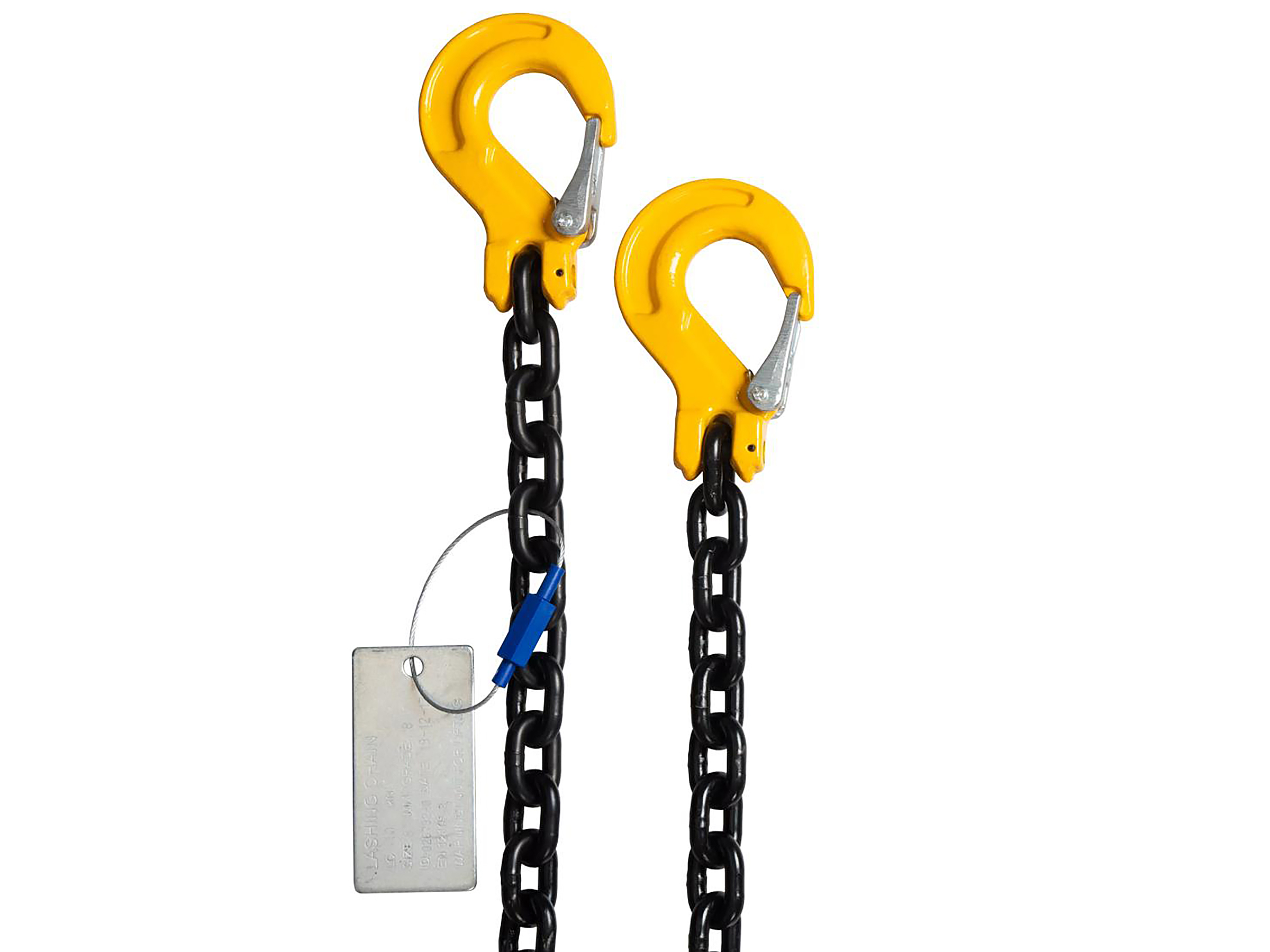 Surrningskätting 10 mm krok-krok 12,8 t 3,5 m svart/gul 1 st