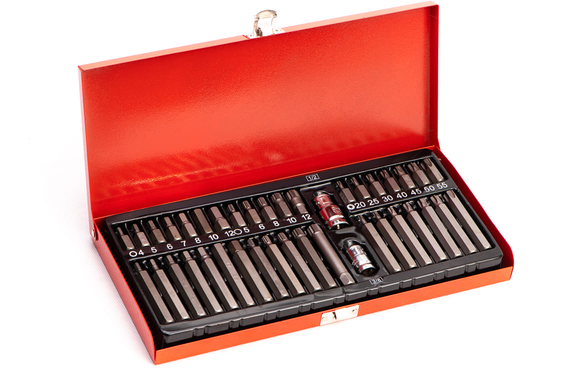PROLINE TOOLS Kopplingssats T20-T55, M5-M12, HEX 4-12, 40 st, S2, Proline - 2