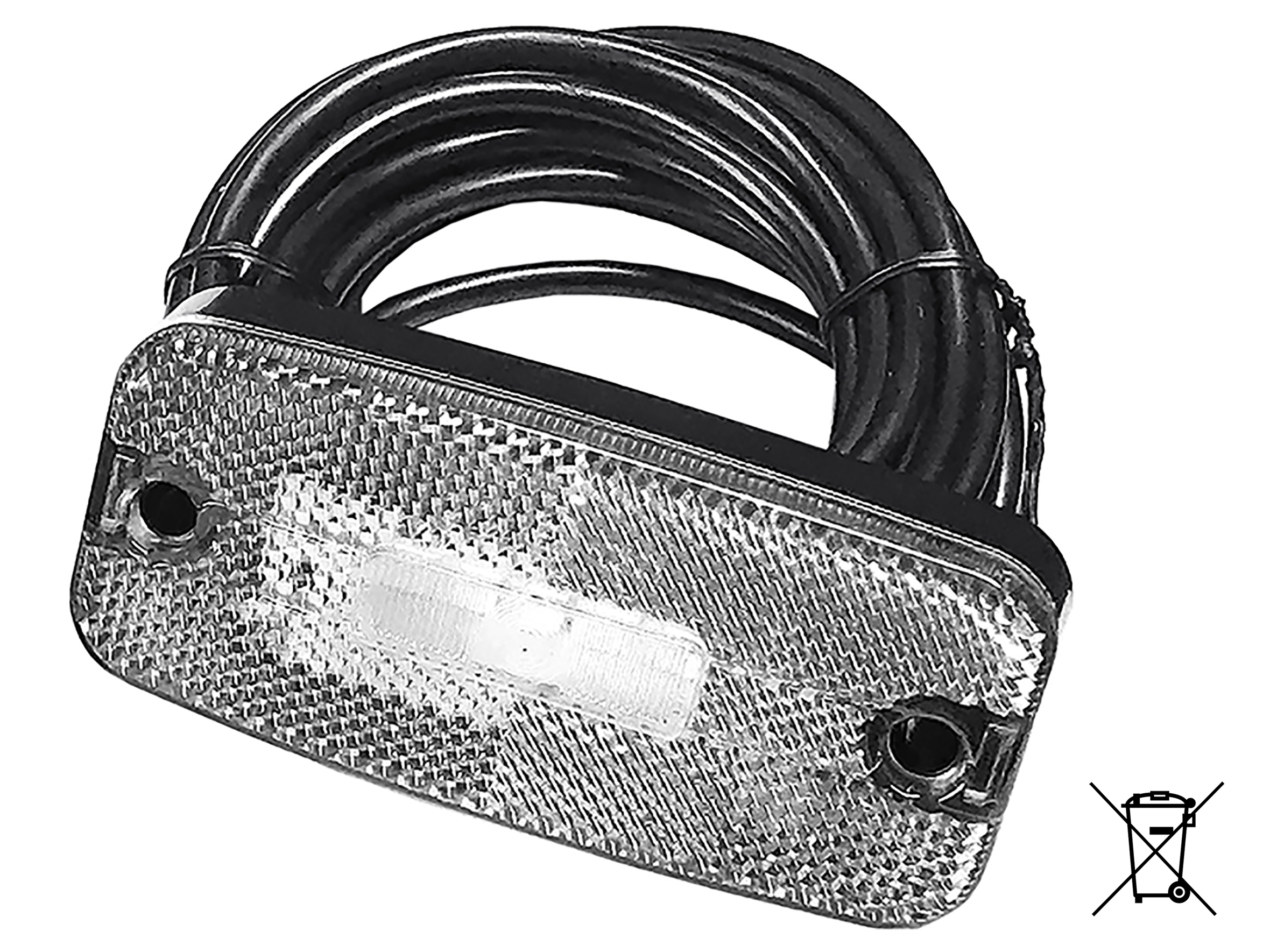 PT - Positionslampa LED vit 10-30V 5m kabel för butik