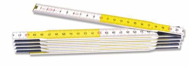 Stanley Måttstock av trä, 2m WHITYELL FINISH