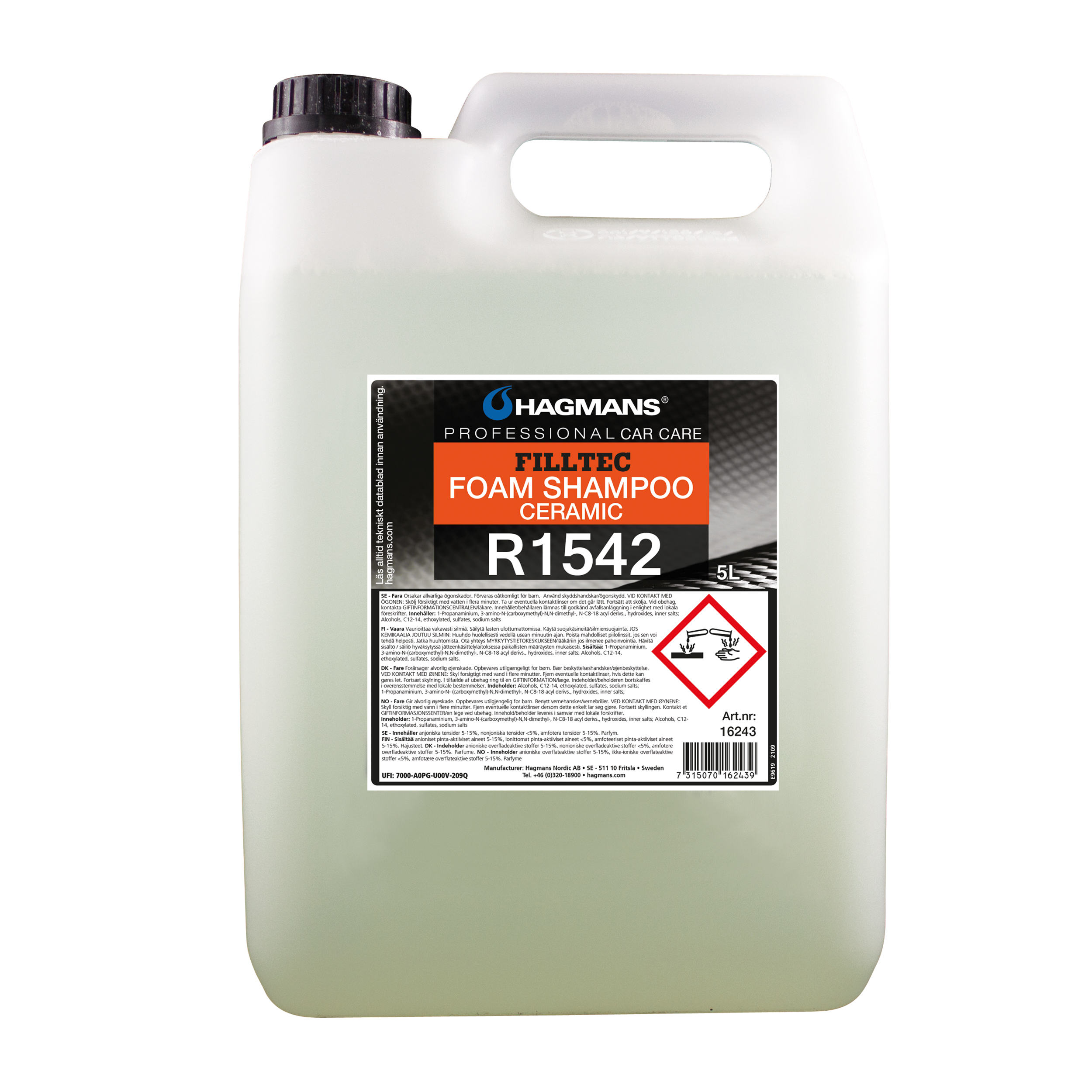 Filltec R1542 Foam Shampoo 5 L - 2