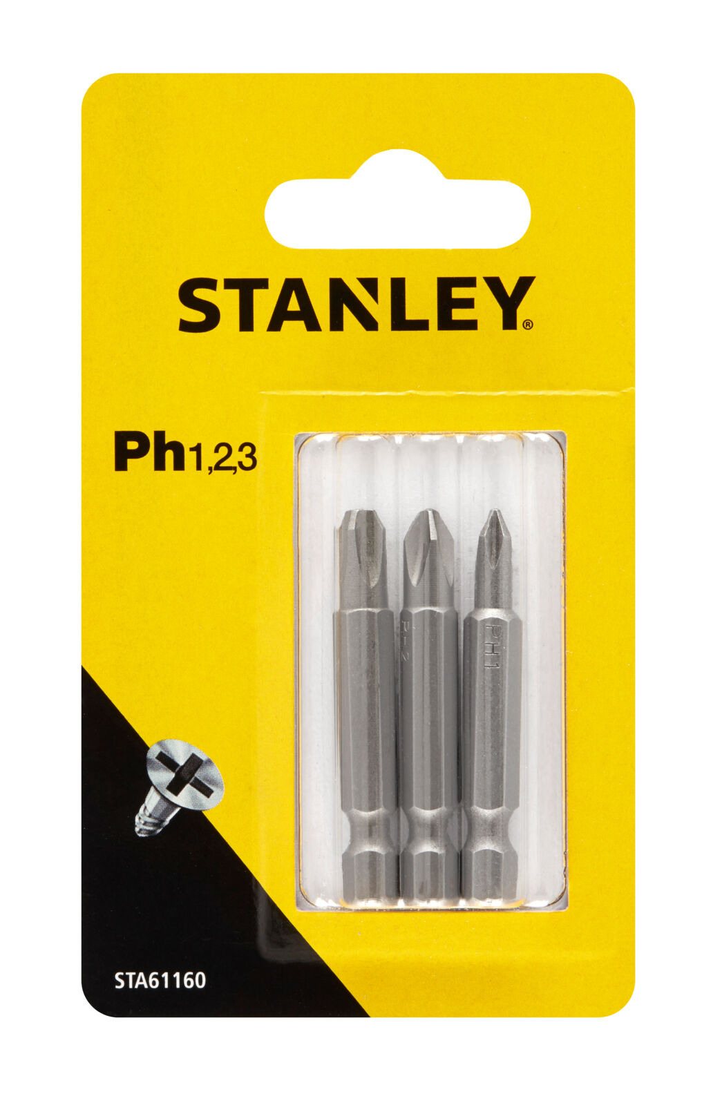 Stanley Power Bit Scdr PH 12 3 x 50 mm X3 set - 2