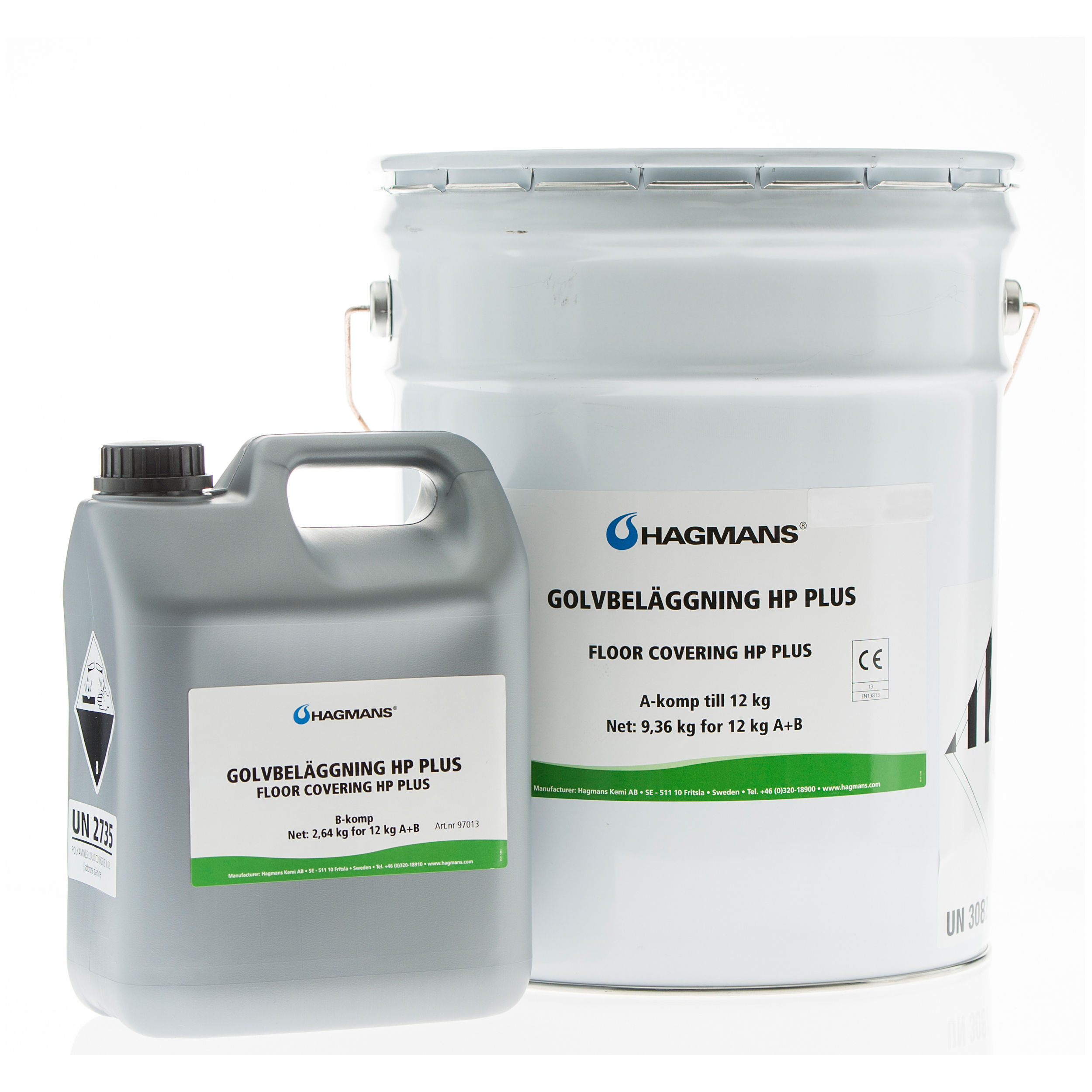 Hagmans Golvbeläggning HP Plus Mellangrå 12 KG - 2