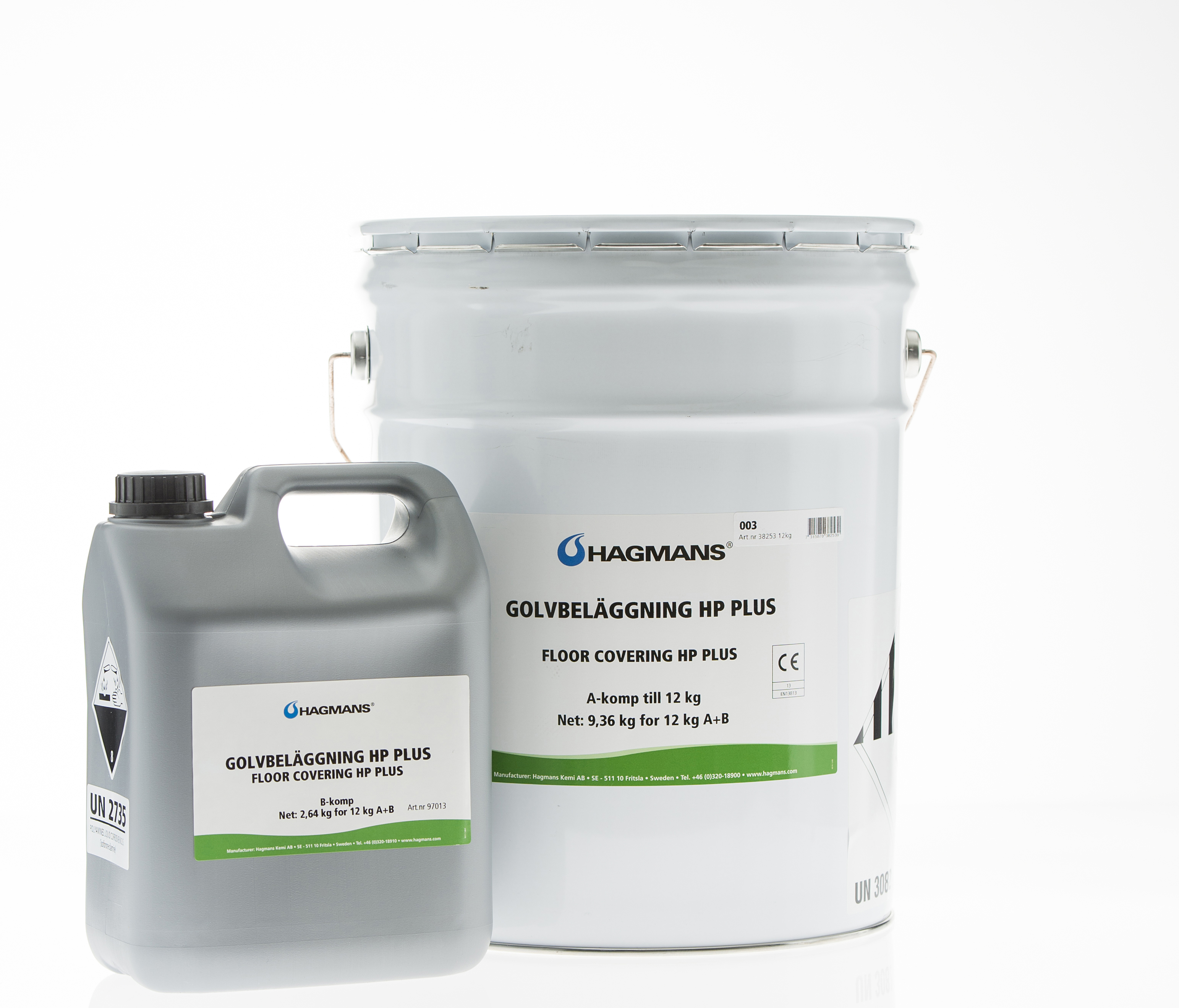 Hagmans Golvbeläggning HP Plus Ljusgrå 12 KG