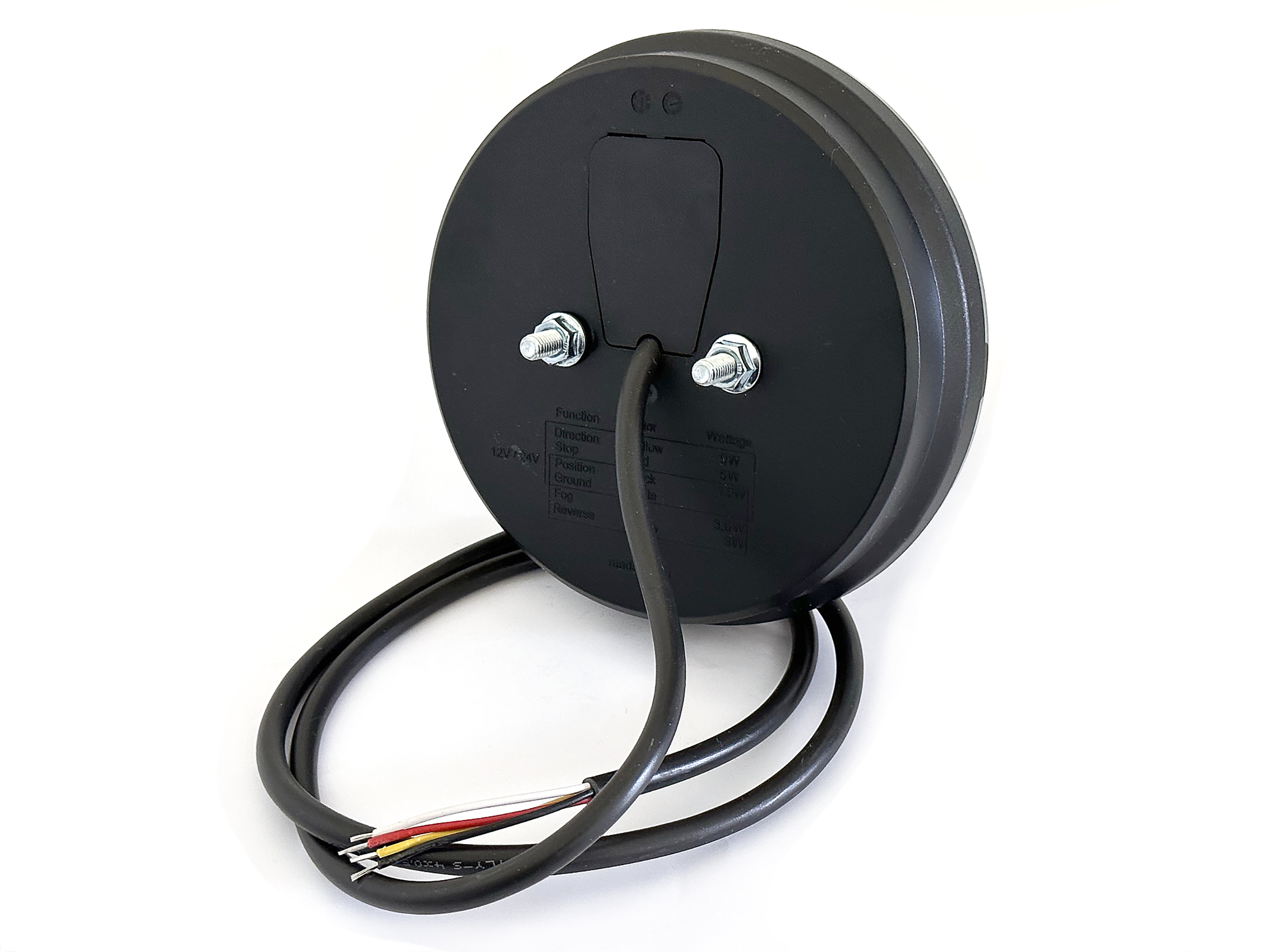 BriodLights Bakljus rund universal LED 3 funkt. backljus - 2