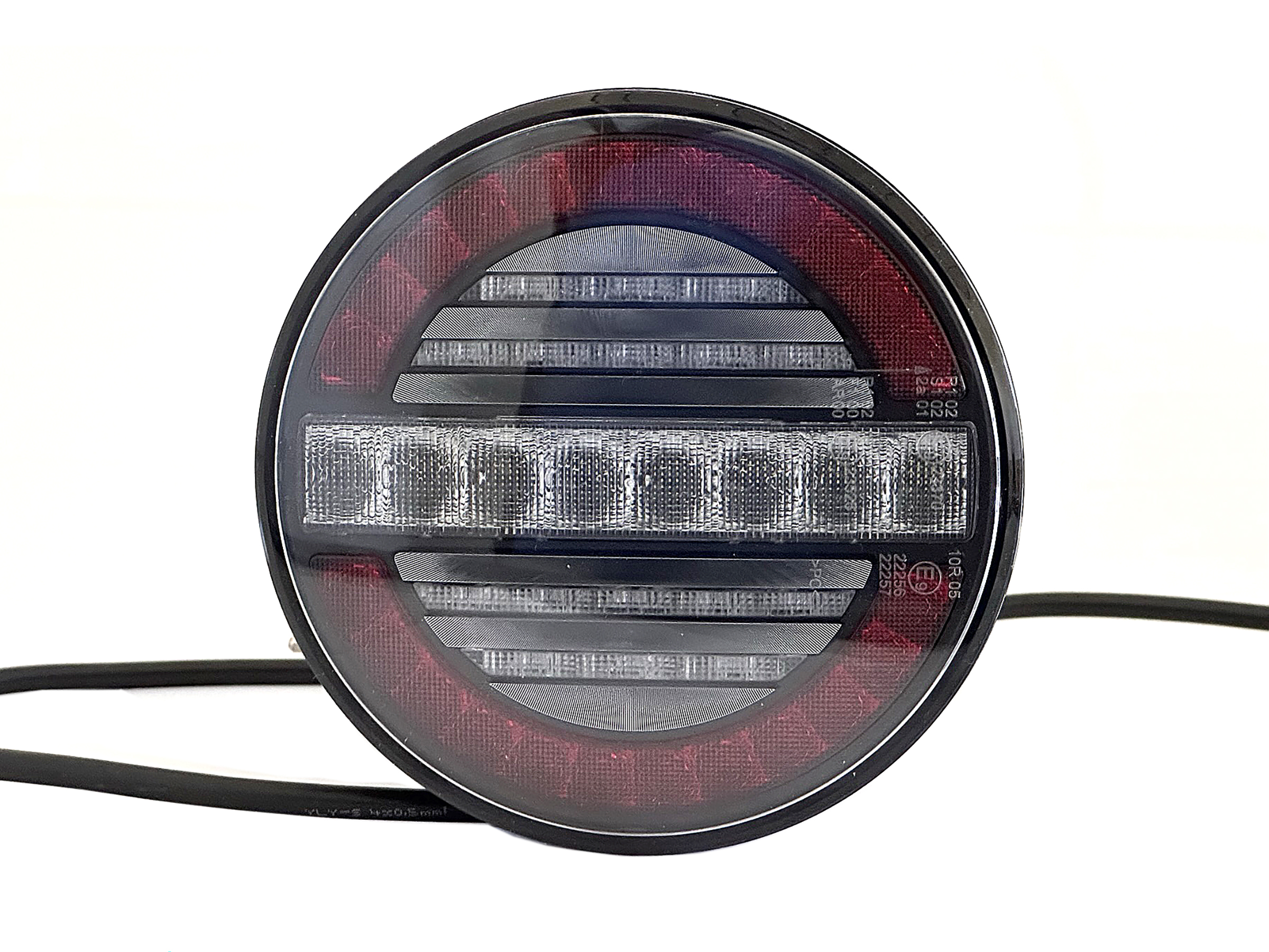 BriodLights Bakljus rund universal LED 3 funkt. backljus - 3