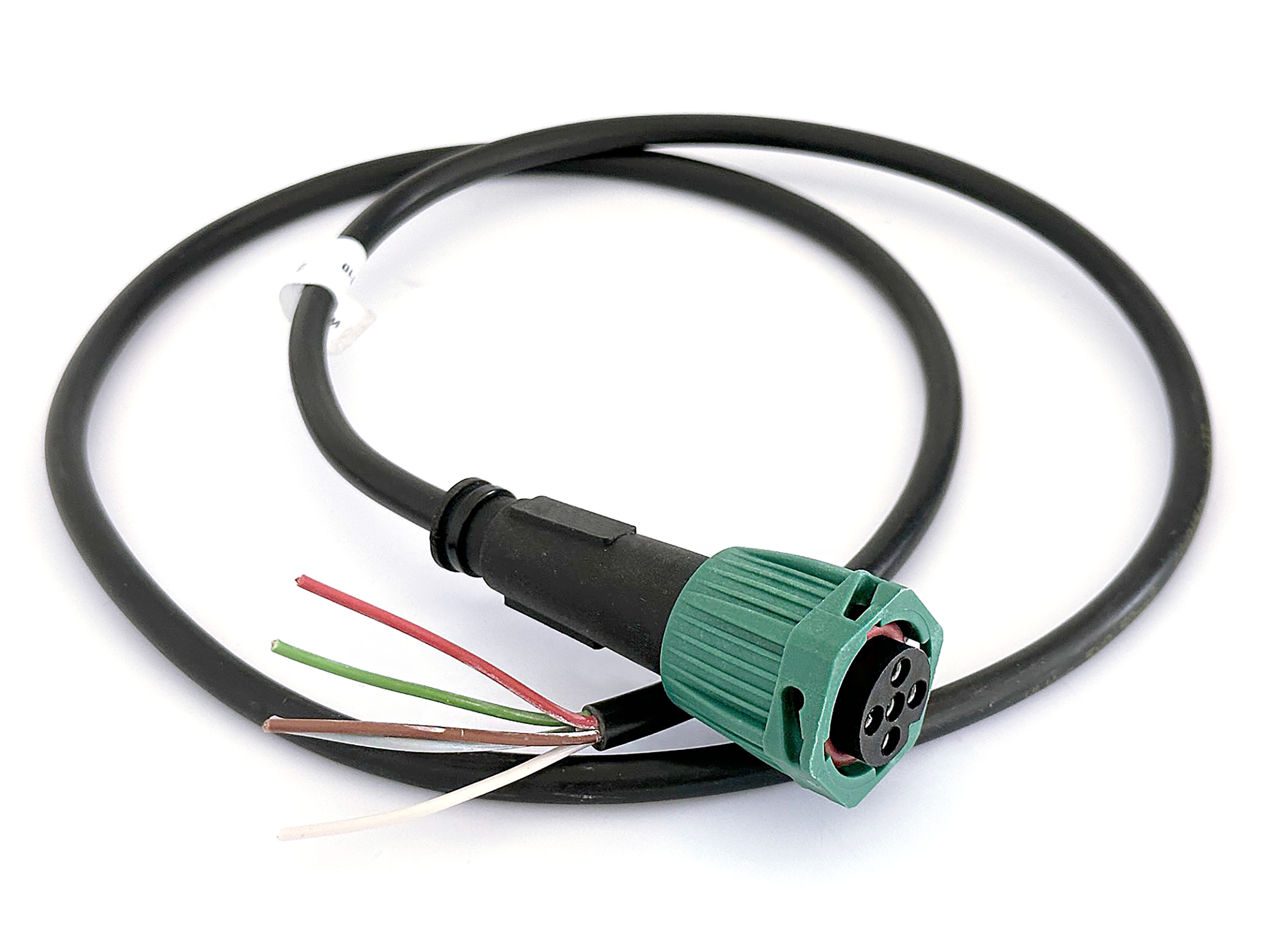 BriodLights Bajonett koppling 5-PIN med 1 m kabel, Grön