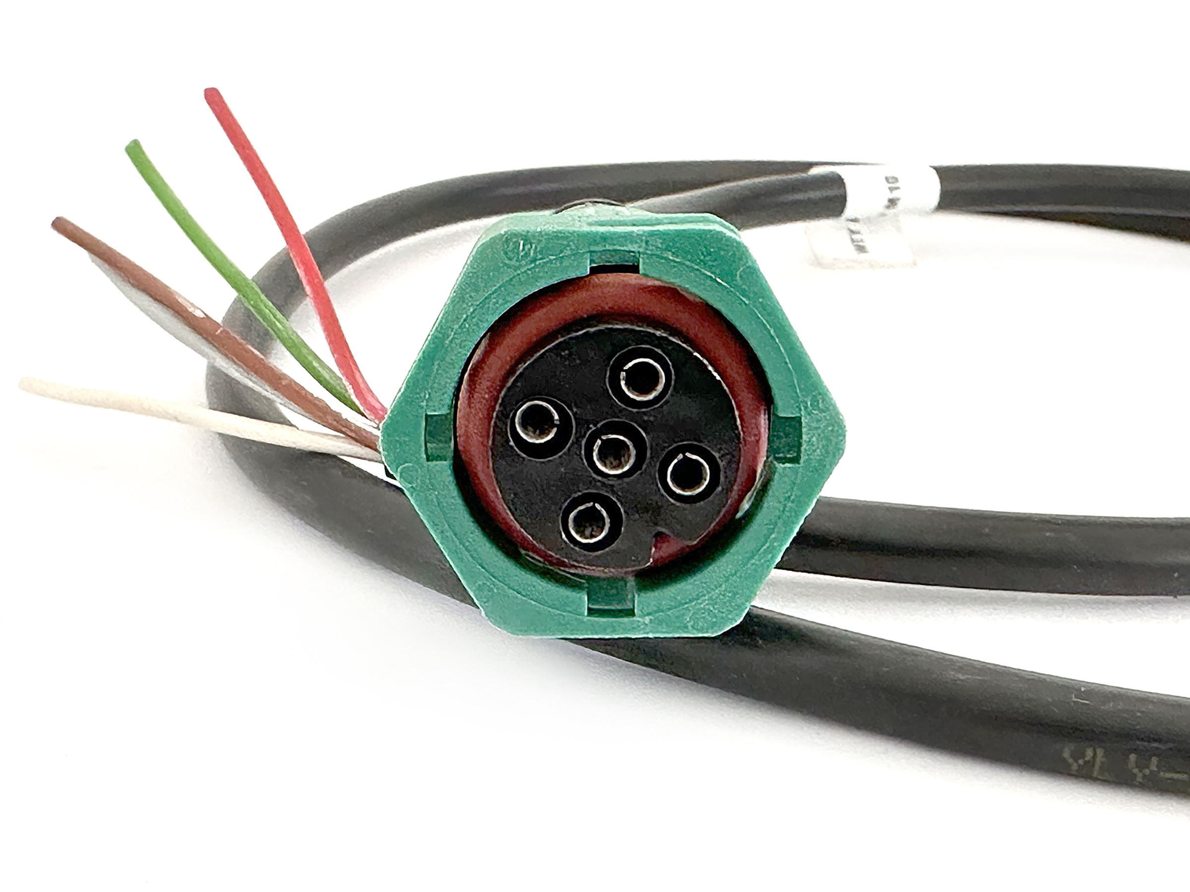 BriodLights Bajonett koppling 5-PIN med 1 m kabel, Grön - 2