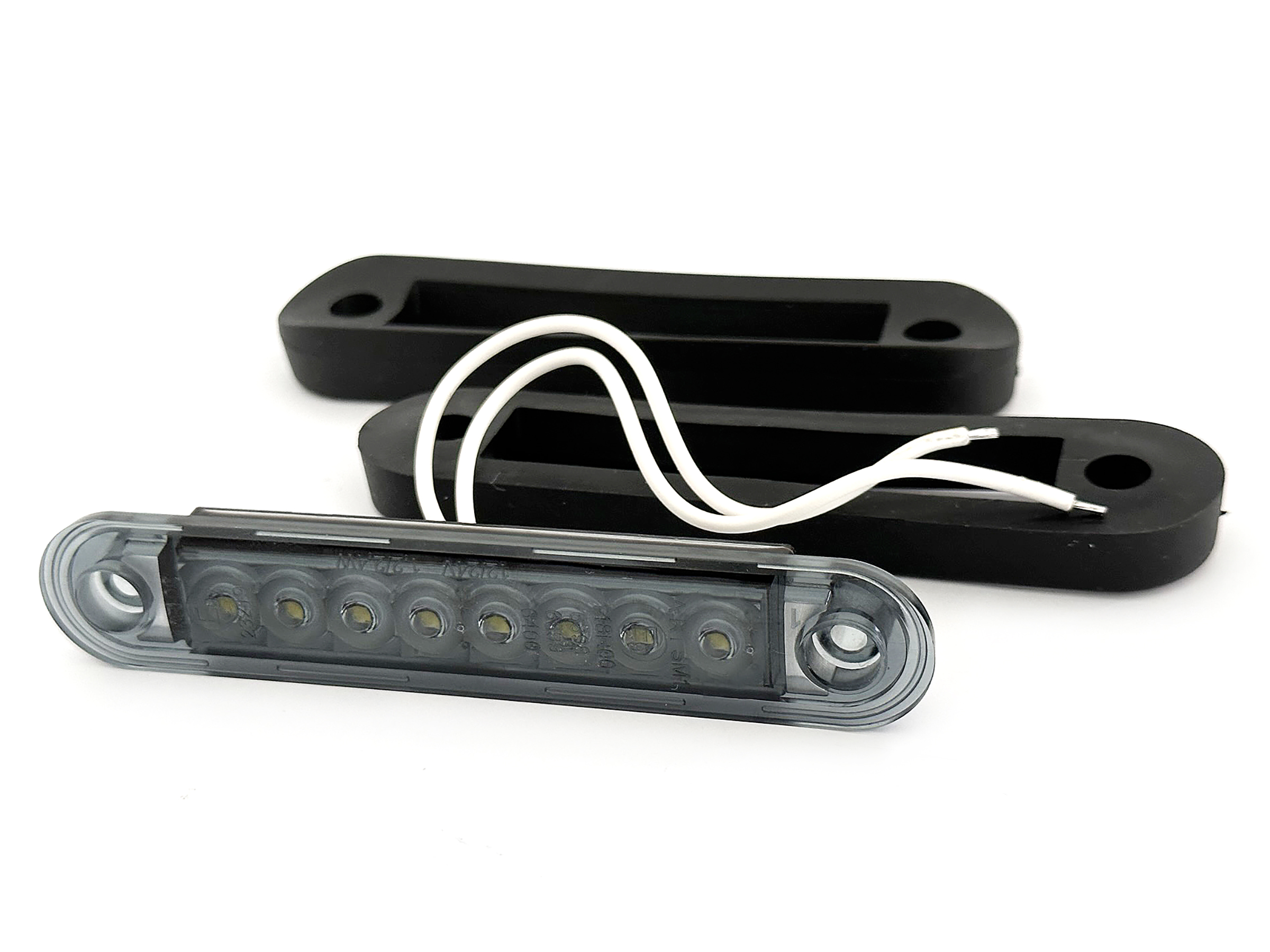 BriodLights Positionslampa Mörk, Vit, 12-36 V, 120 mm - 5