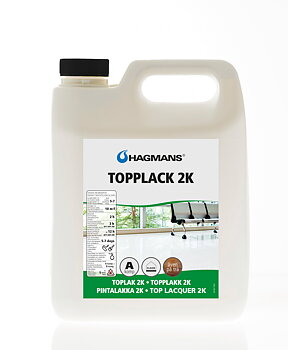 Hagmans Topplack 2K Matt 4 L