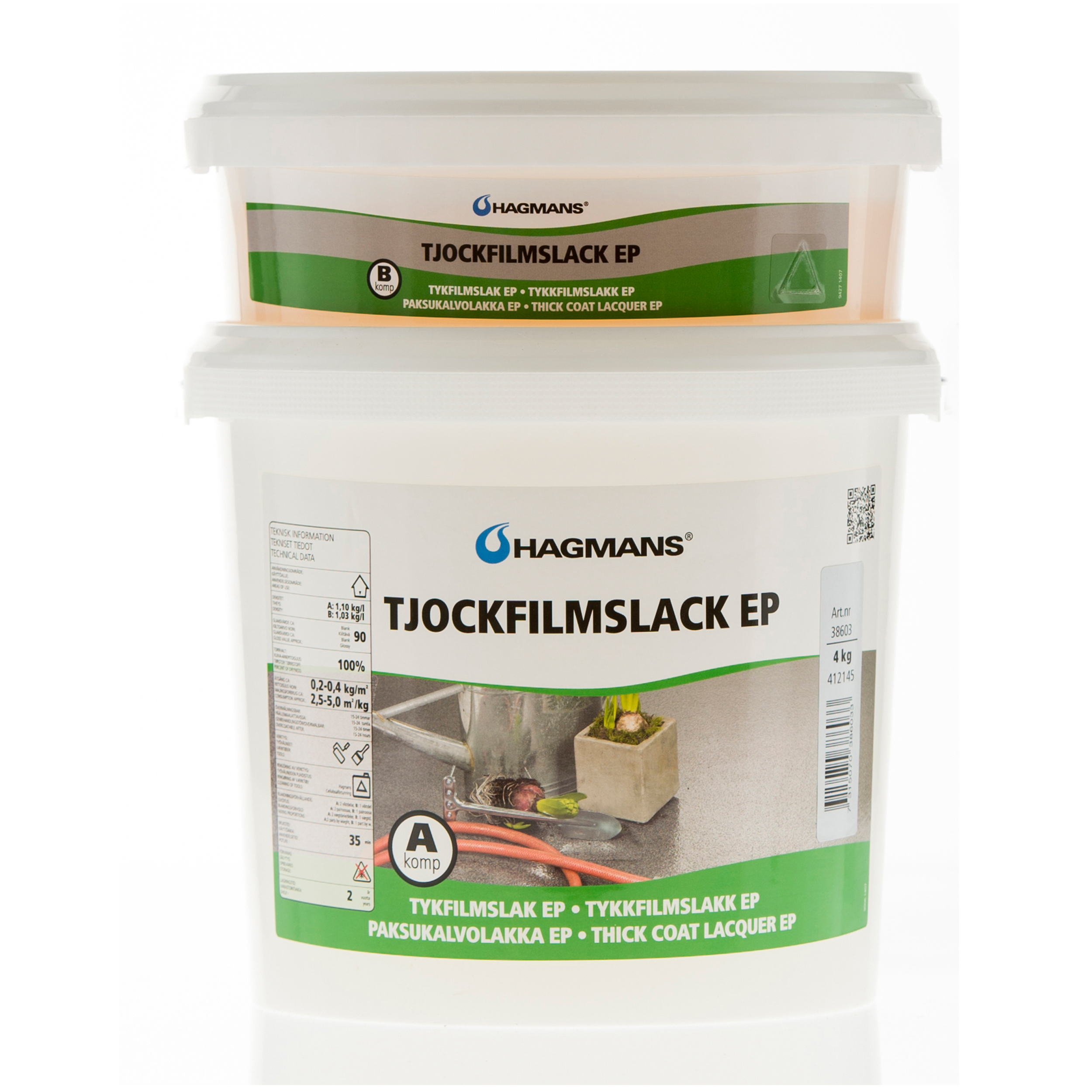 Hagmans Tjockfilmslack EP 4 KG - 2