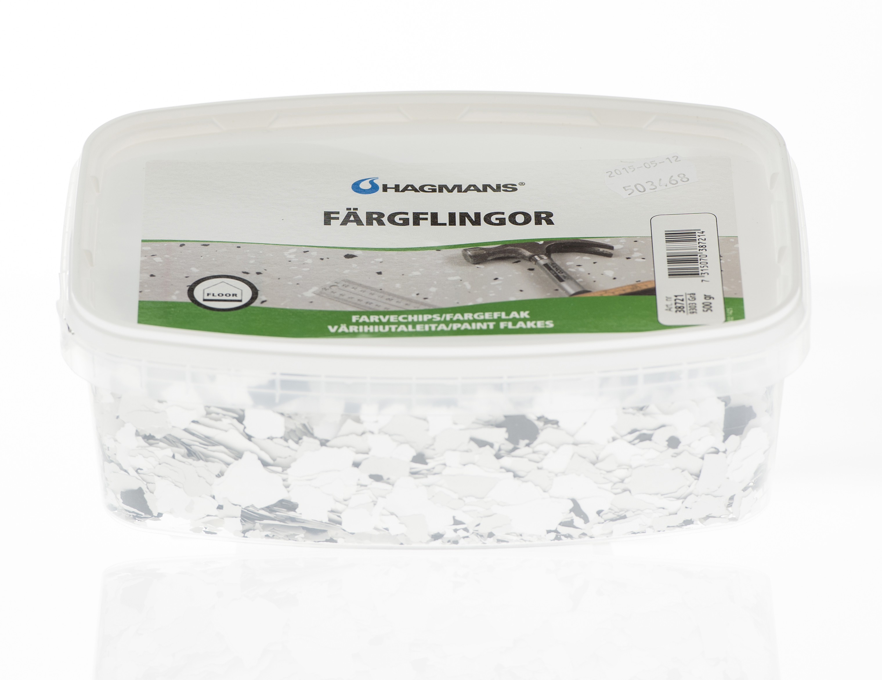 Hagmans Färgflingor 9303 Grå 500 GR
