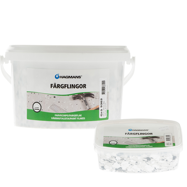 Hagmans Färgflingor 9303 Grå 15 KG