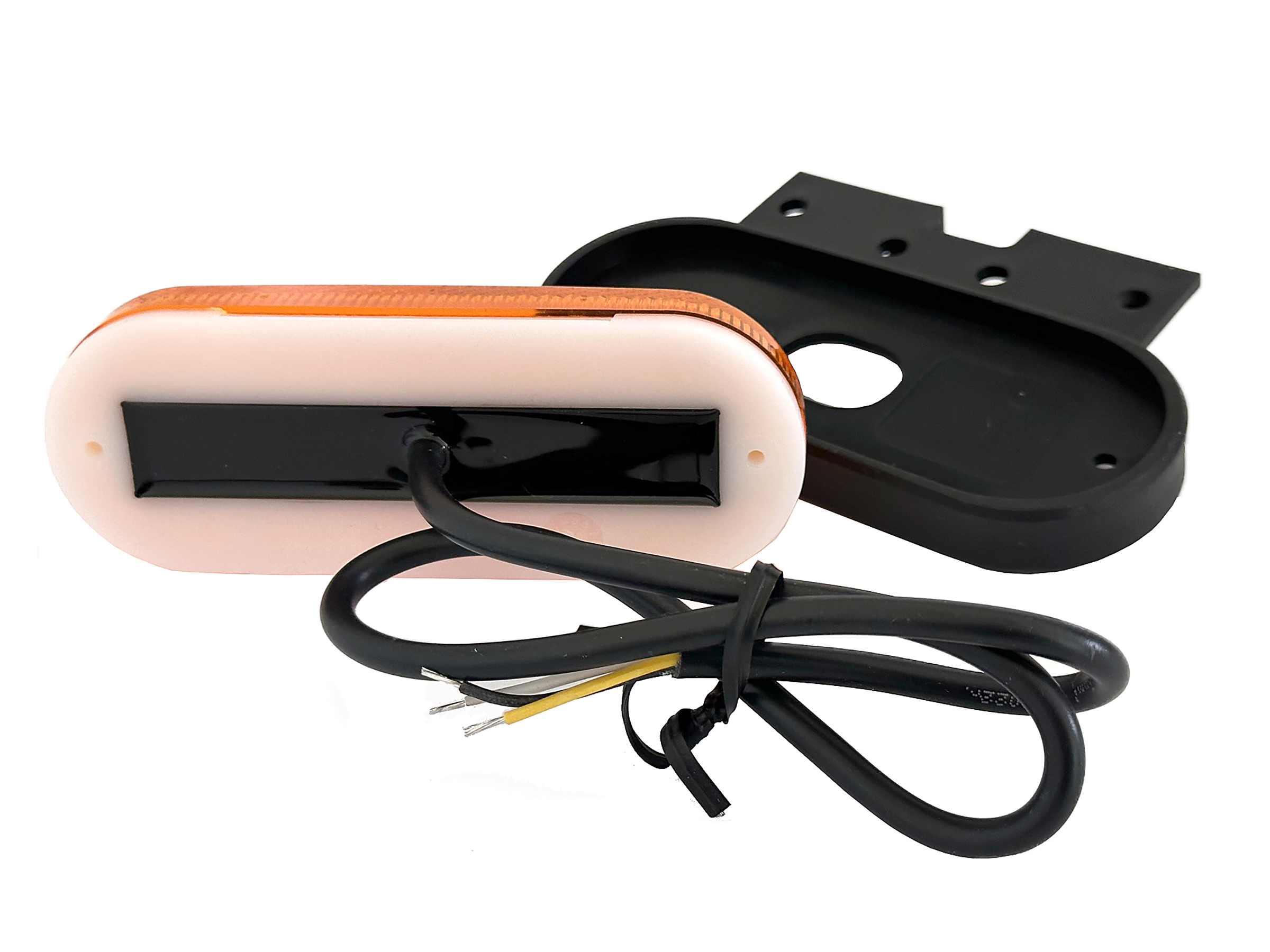 BriodLights Pos. lampa oval m blinkers, vinkelfäste, ADR - 3